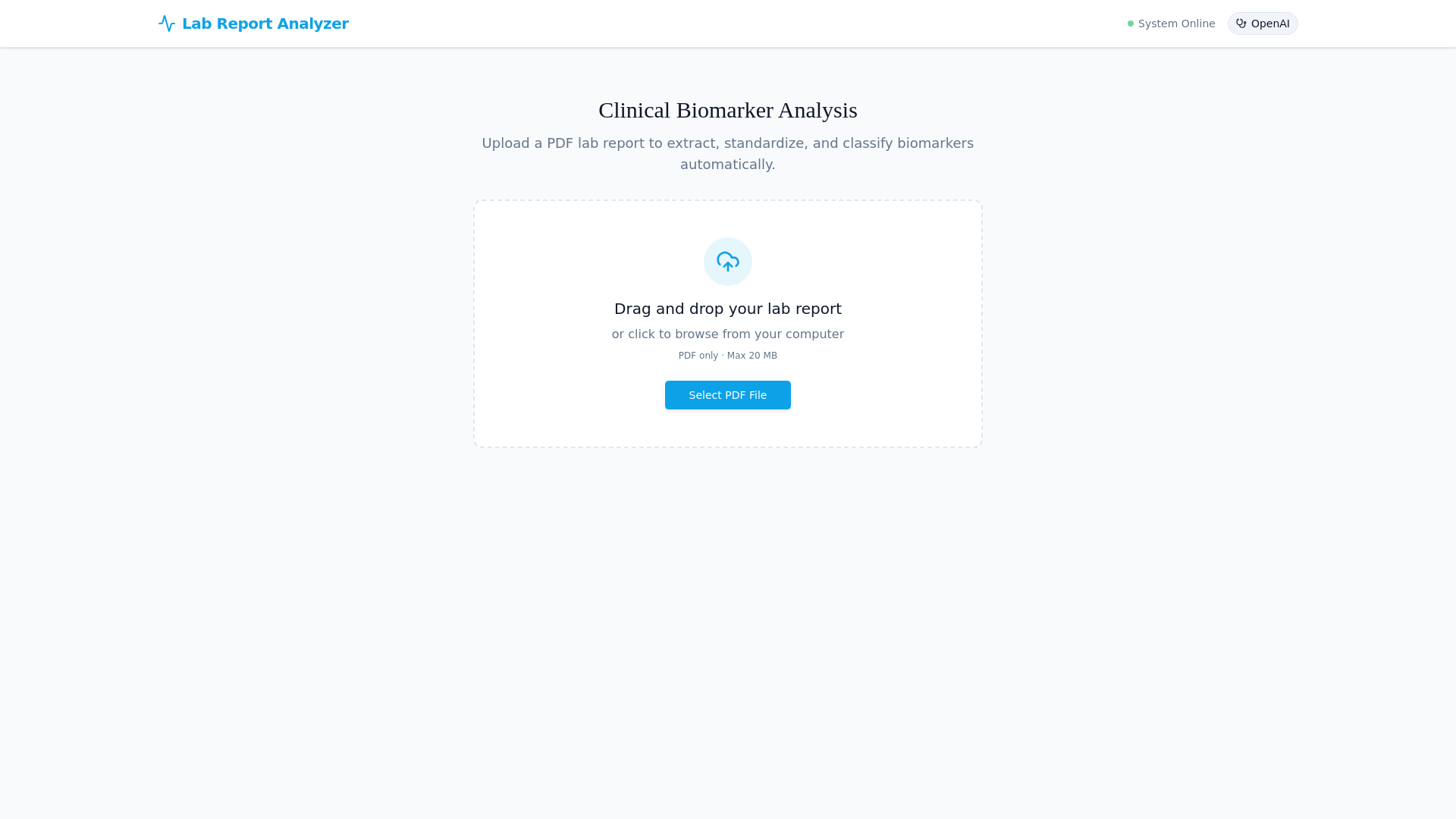 website screenshot of https://asiflabreportanalysis.com/