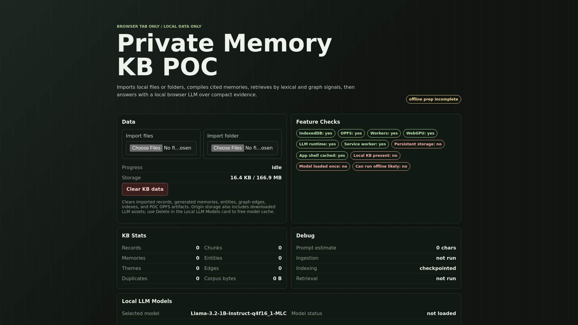 website screenshot of https://offline-kb-mobile-poc.pages.dev/
