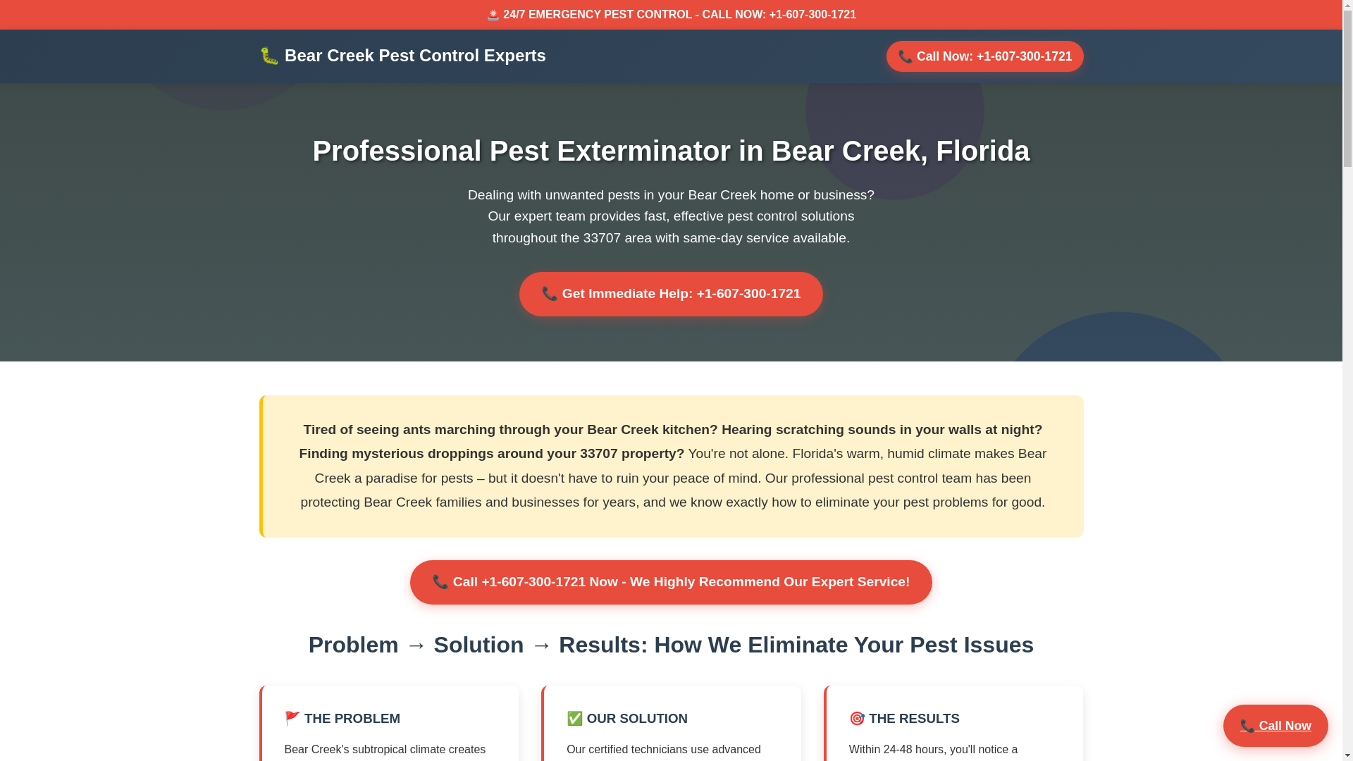 website screenshot of https://pest-exterminator-bear-creek-fl.pages.dev/
