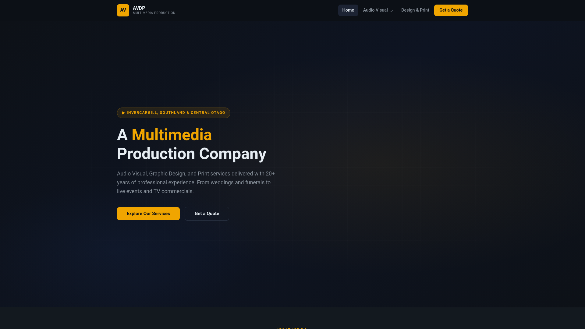 website screenshot of https://avdp-website.pages.dev/