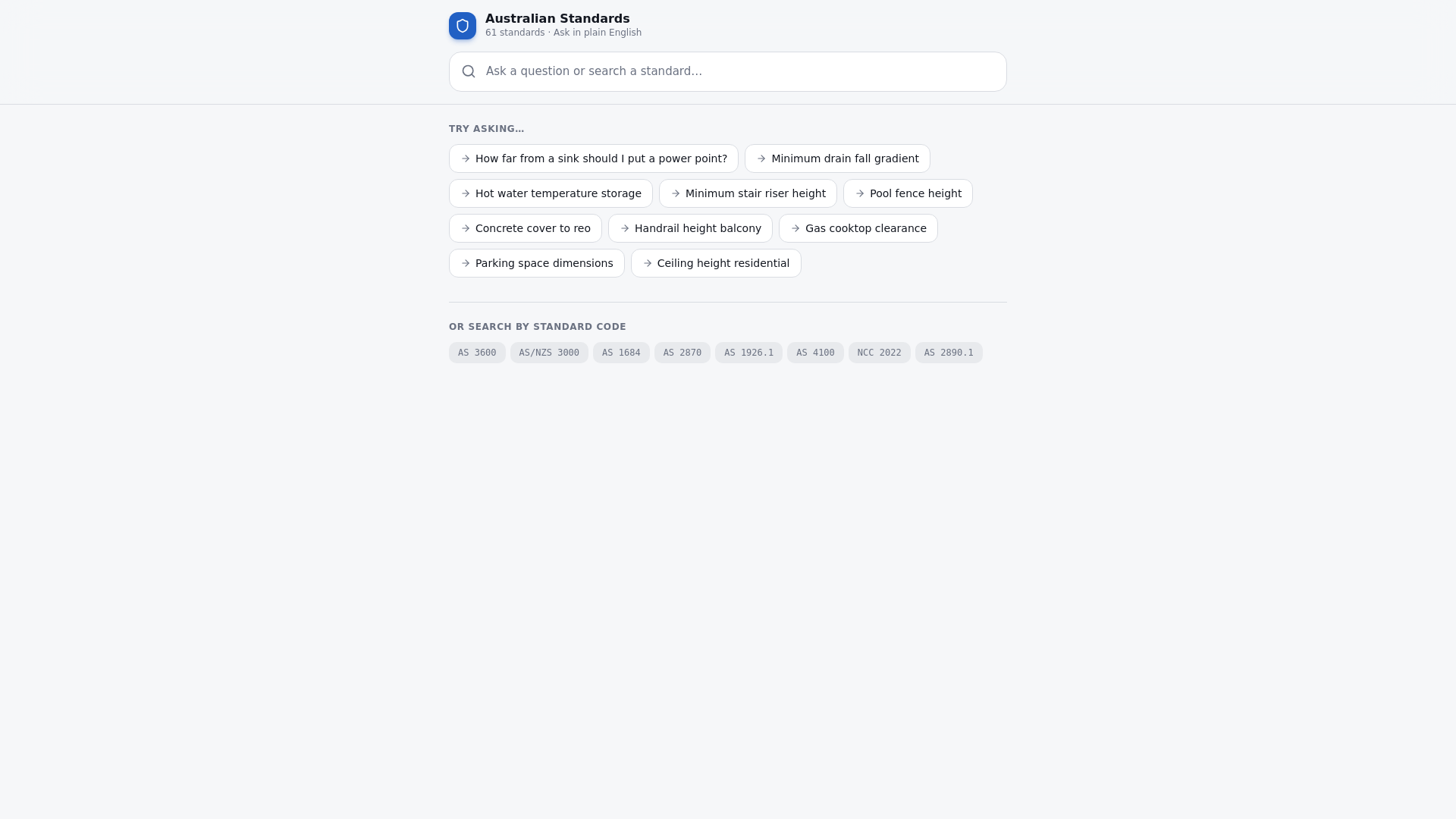 website screenshot of https://ausstandards-scanner-6au0.pages.dev/