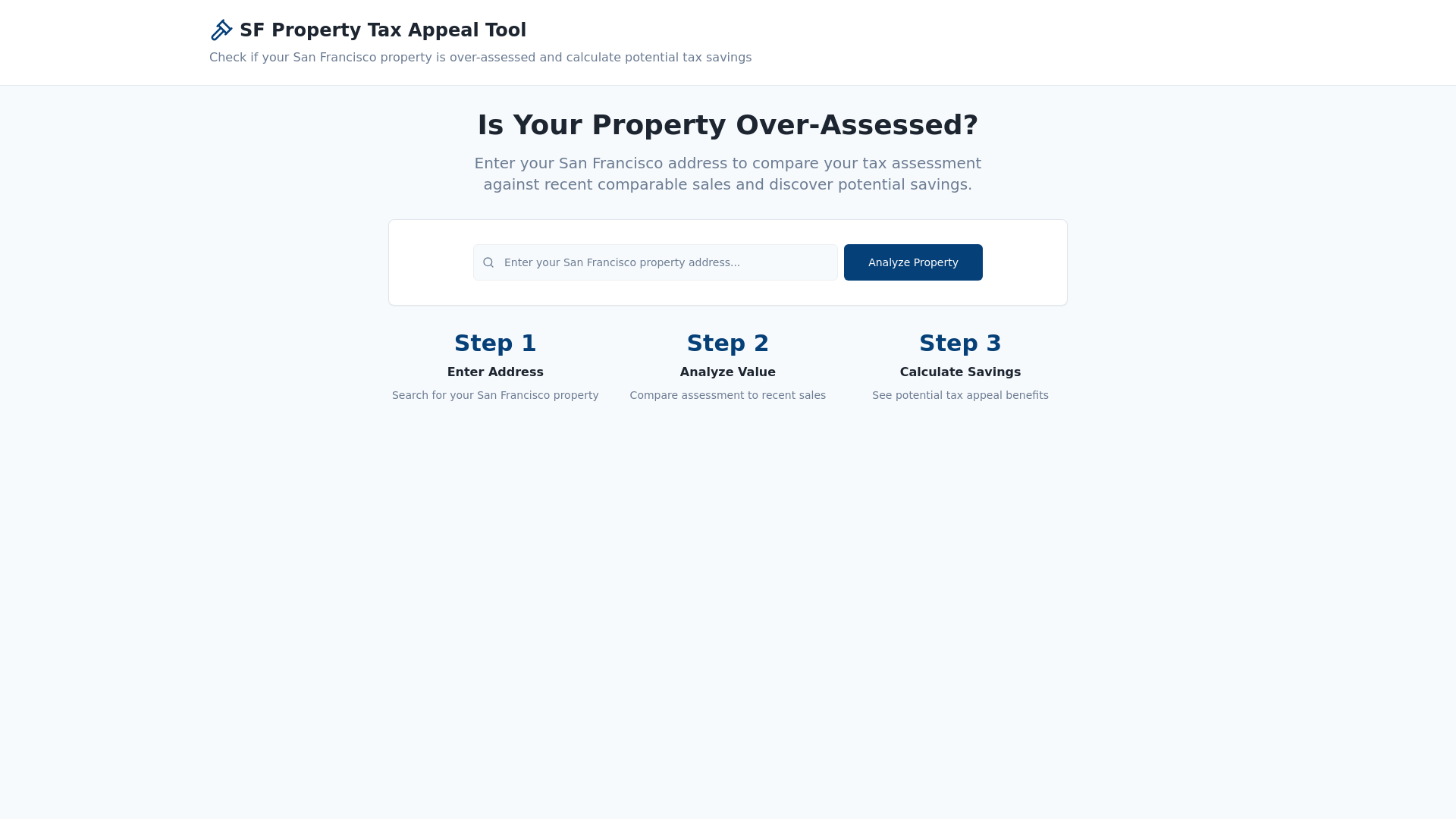 website screenshot of https://taxappealbuddy.com/