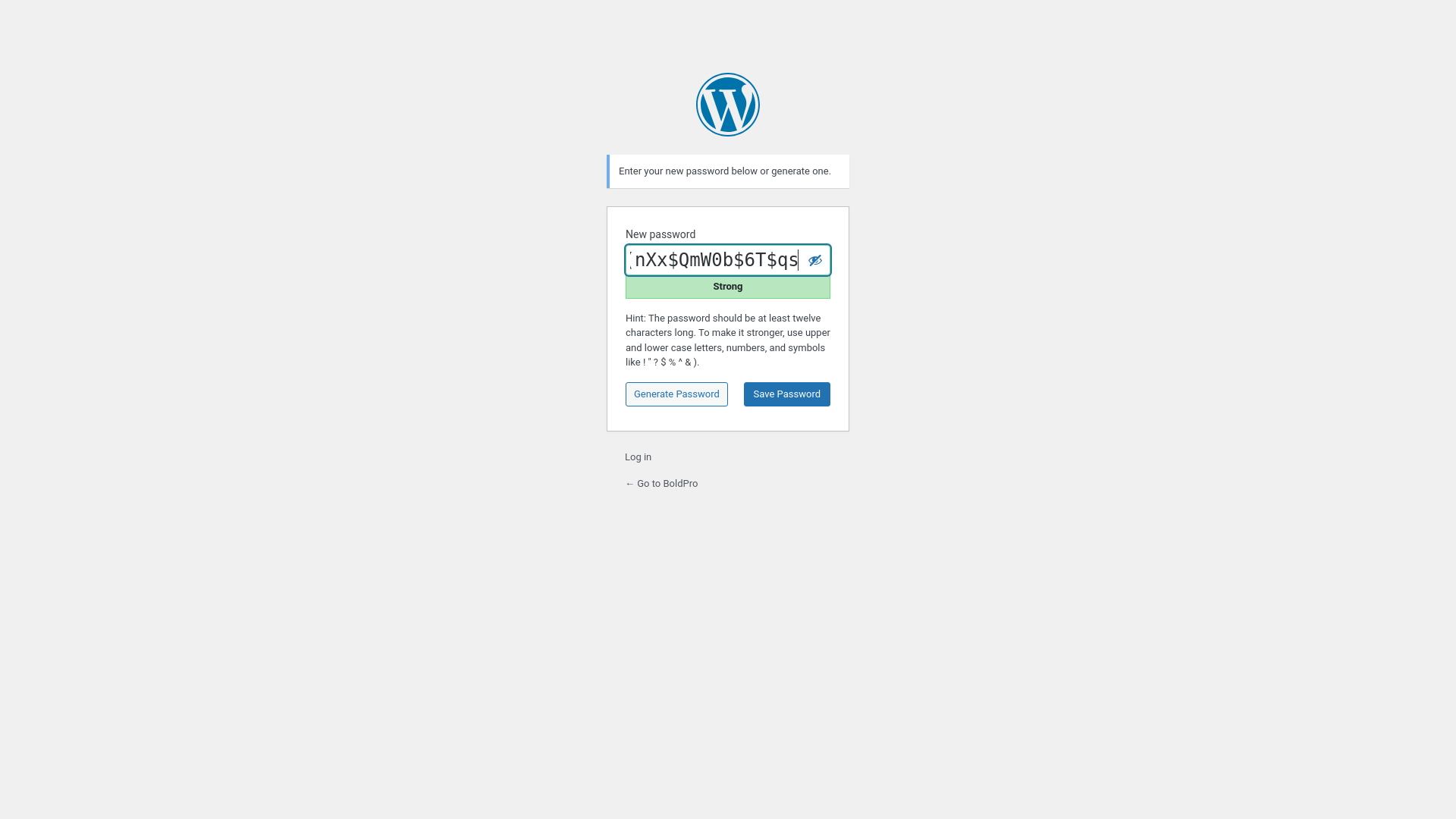 website screenshot of https://bold-pro.com/wp-login.php?login=abdelfattah&key=5ygs5AuXLkKjcBJCcWLb&action=rp&wp_lang=en_US
