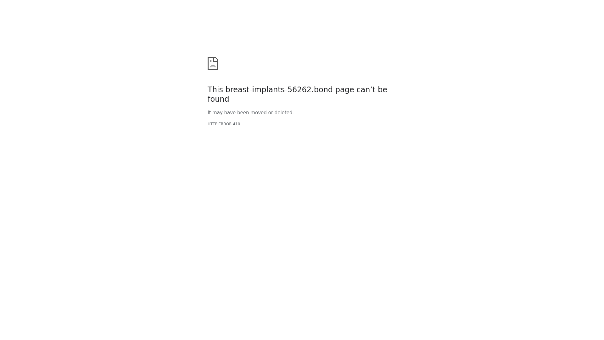 website screenshot of https://breast-implants-56262.bond/