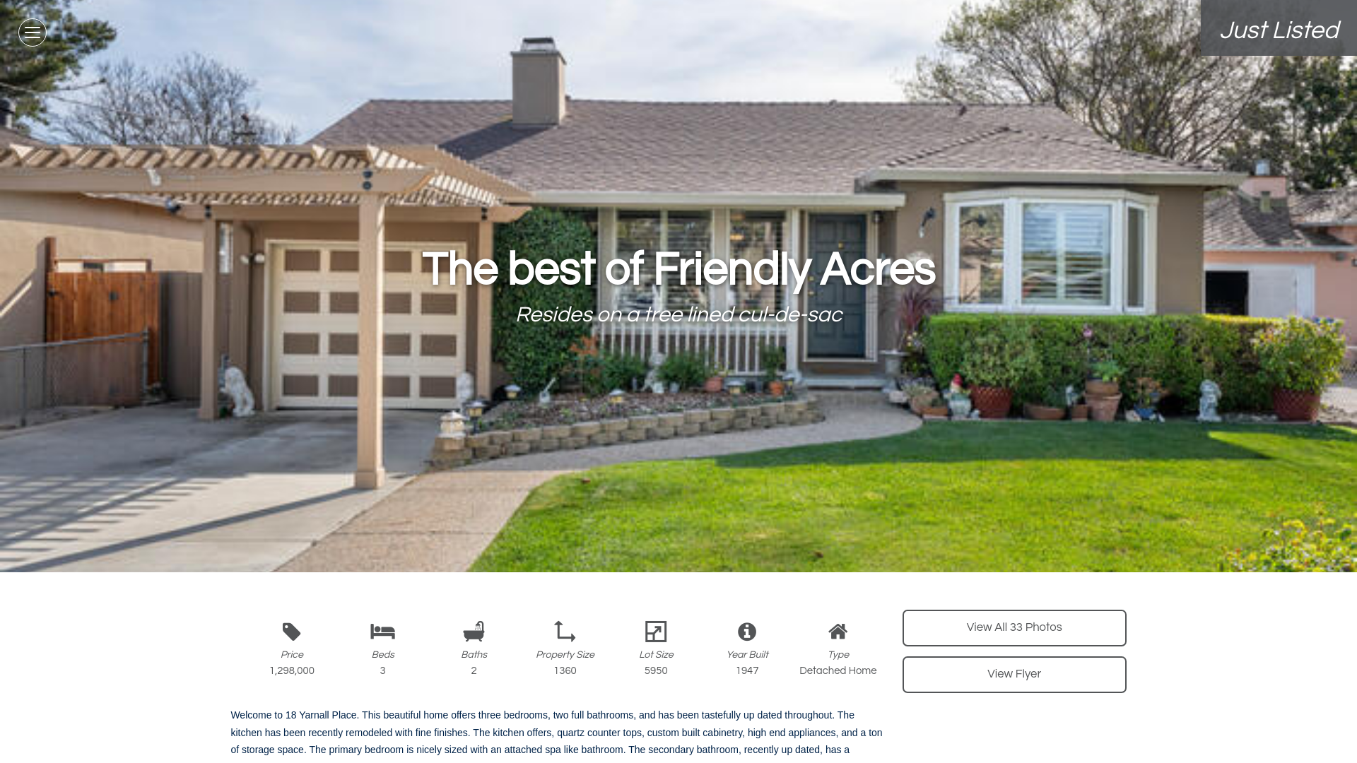 website screenshot of https://18yarnall.com/