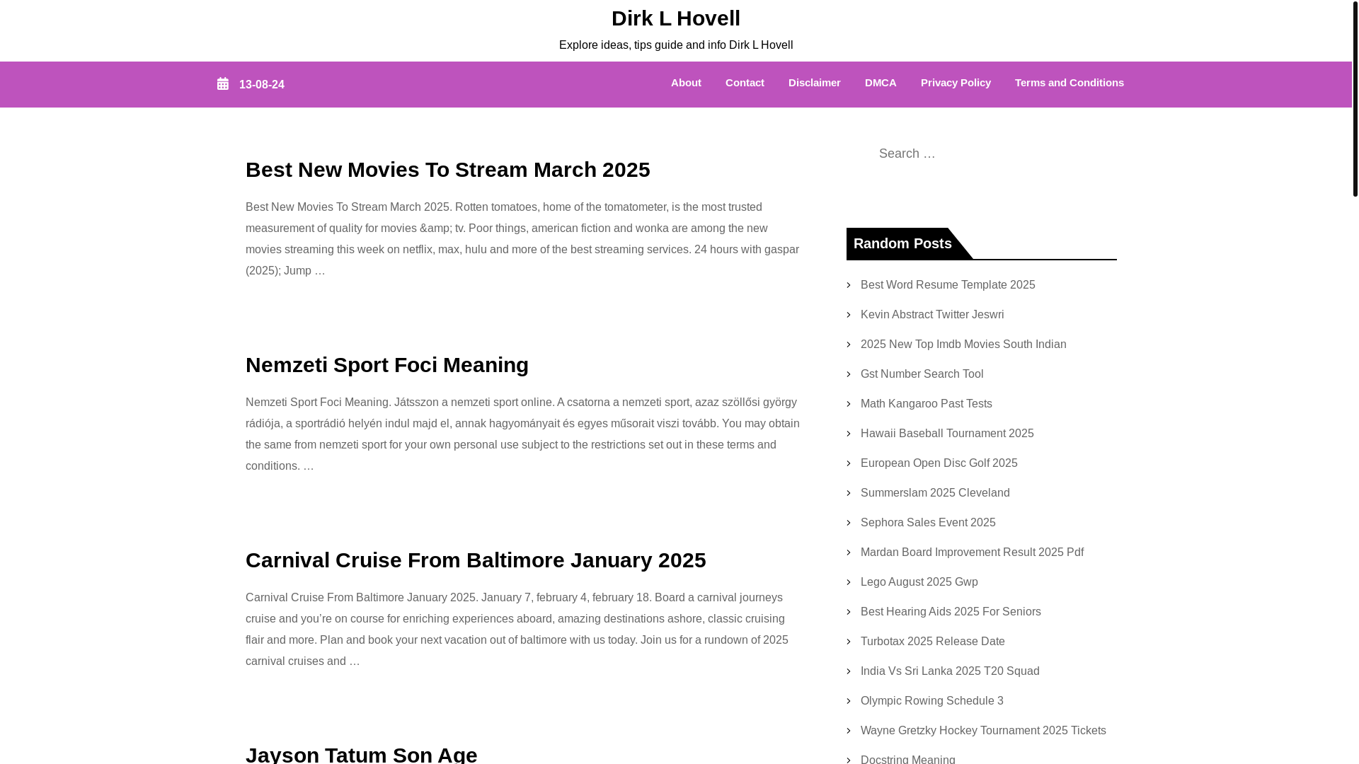 website screenshot of https://dirklhovell.pages.dev/