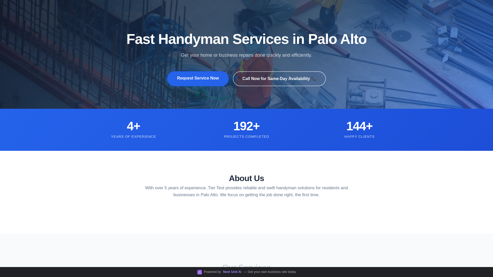 website screenshot of https://tier-test-12.pages.dev/