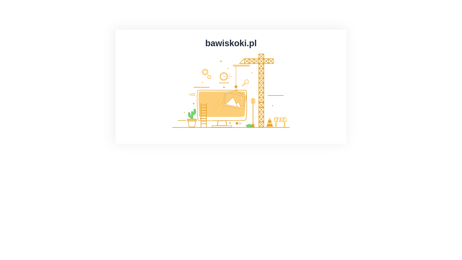 website screenshot of https://bawiskoki.pl/