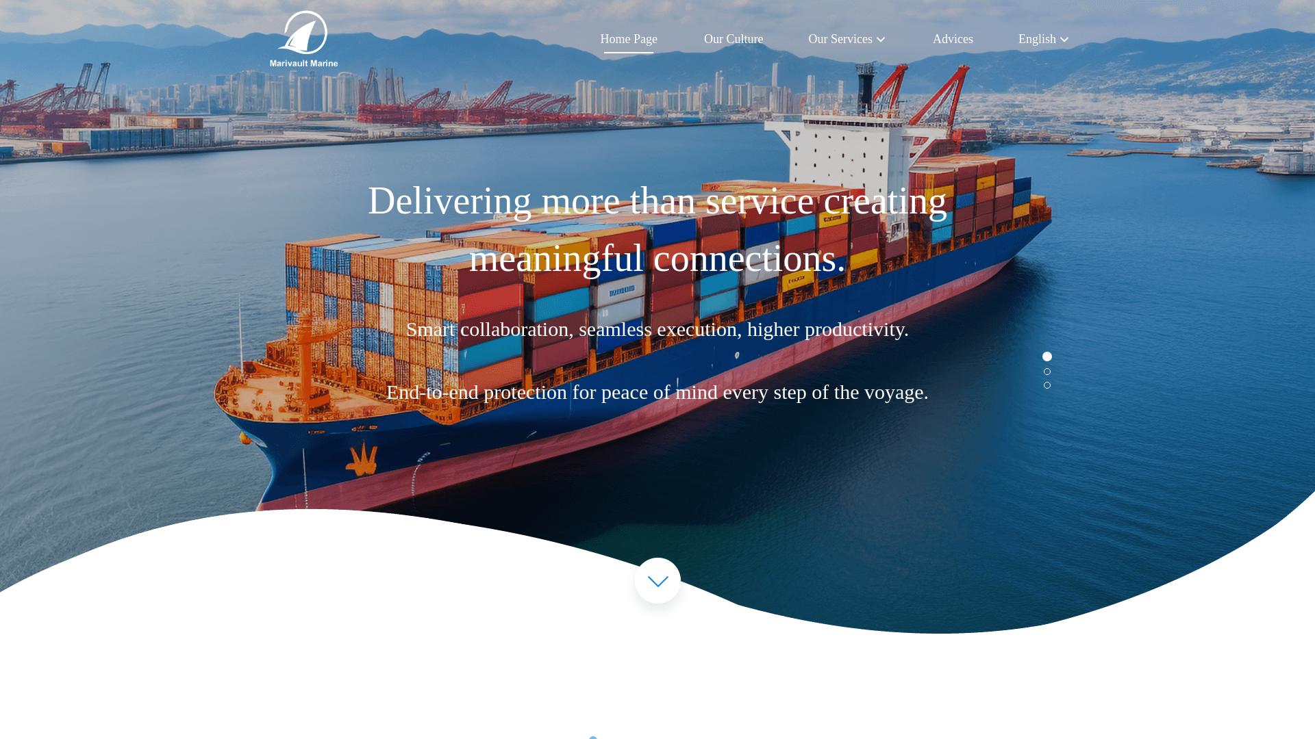 website screenshot of https://marivaultmarine.pages.dev/