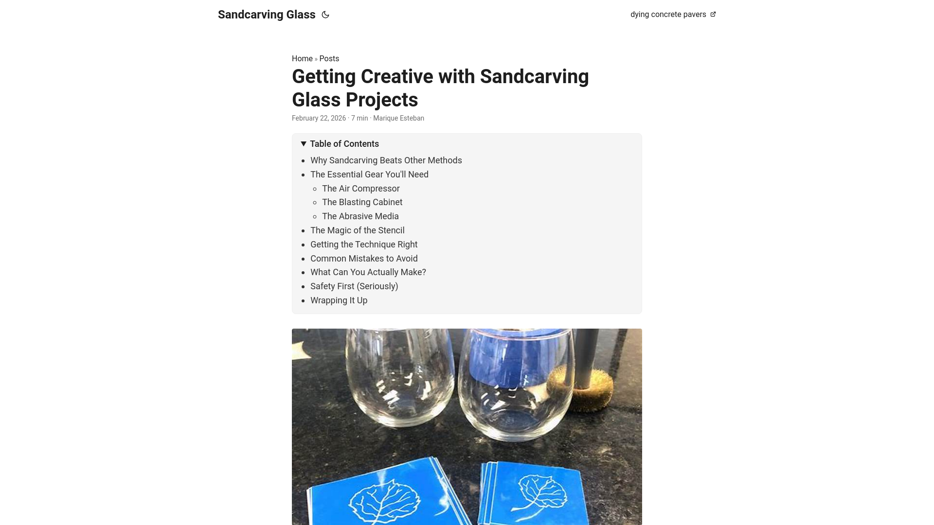 website screenshot of https://sandcarving-glass.pages.dev/