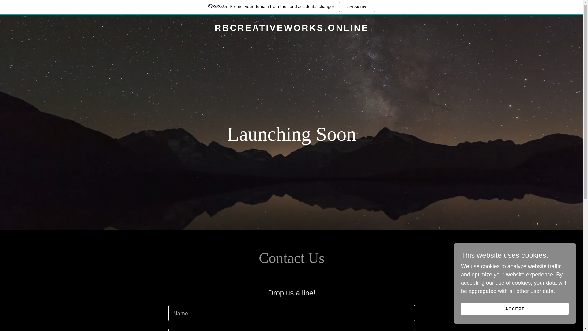 website screenshot of https://rbcreativeworks.online/