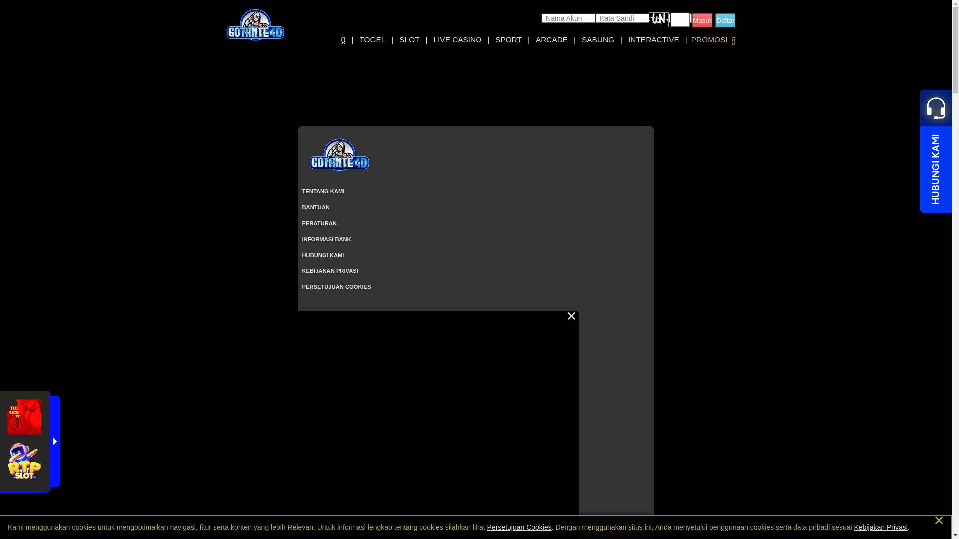 website screenshot of https://gotante4dx5.xyz/