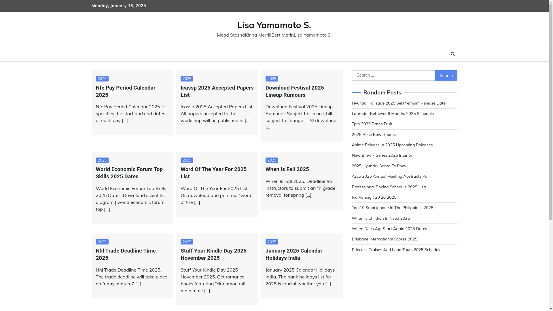 website screenshot of https://lisayamamotos.pages.dev/