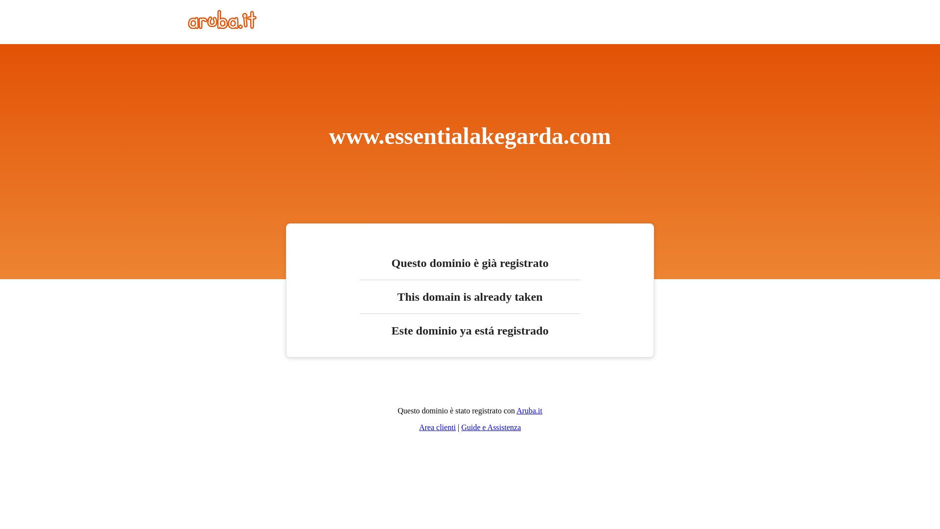 website screenshot of https://essentialakegarda.it/