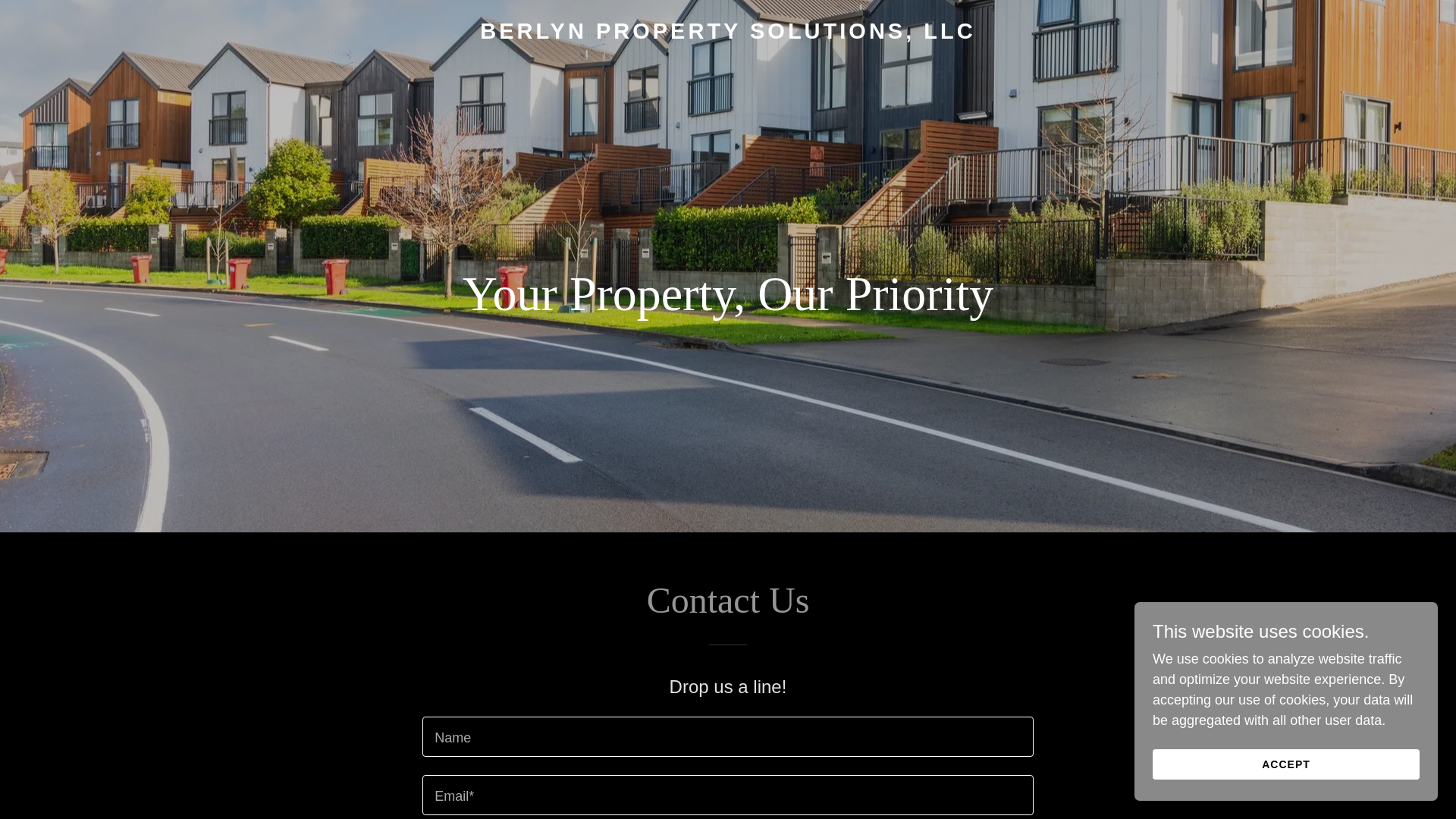 website screenshot of https://berlynpropertysolutions.com/