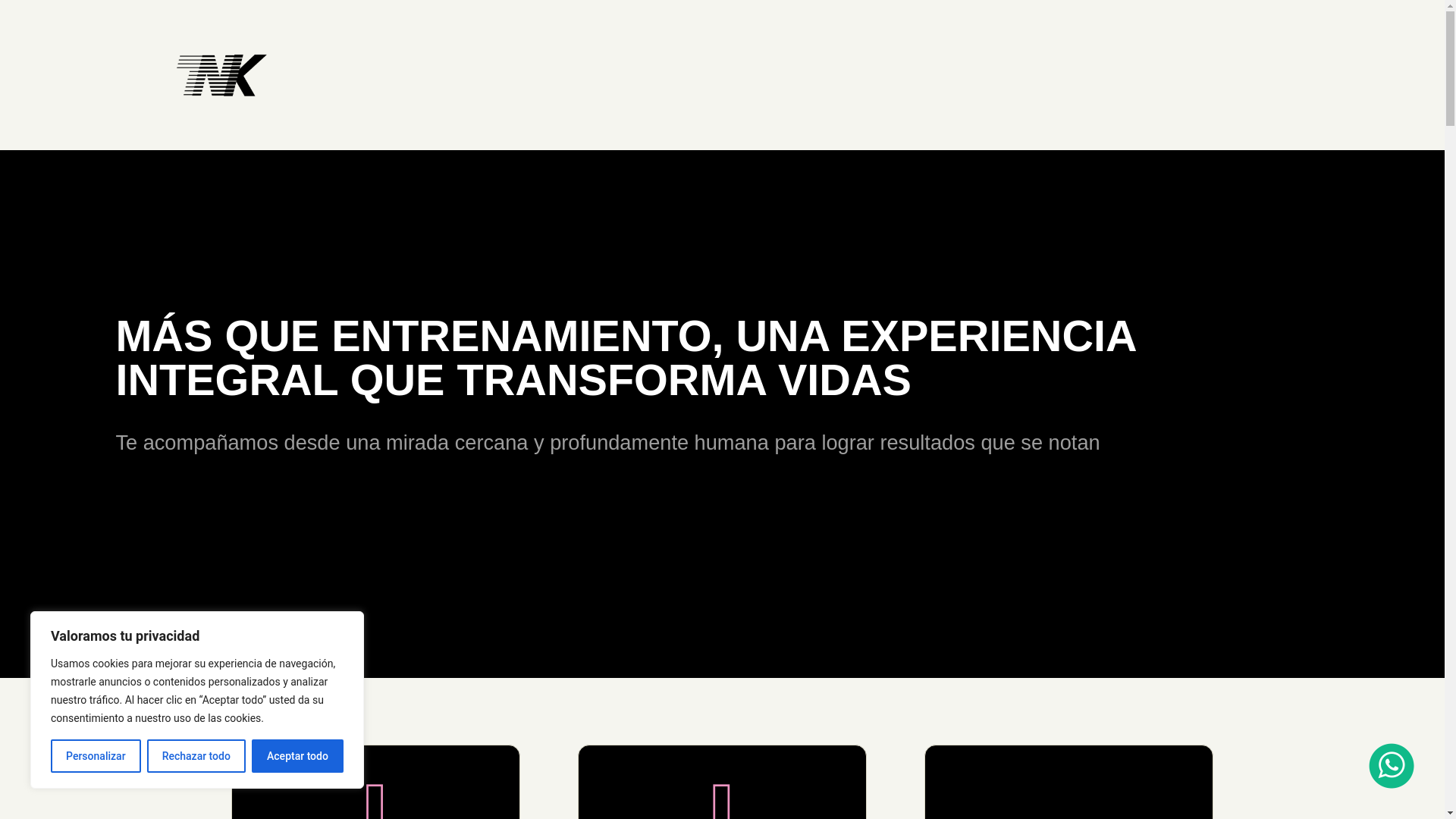website screenshot of https://teneka.es/