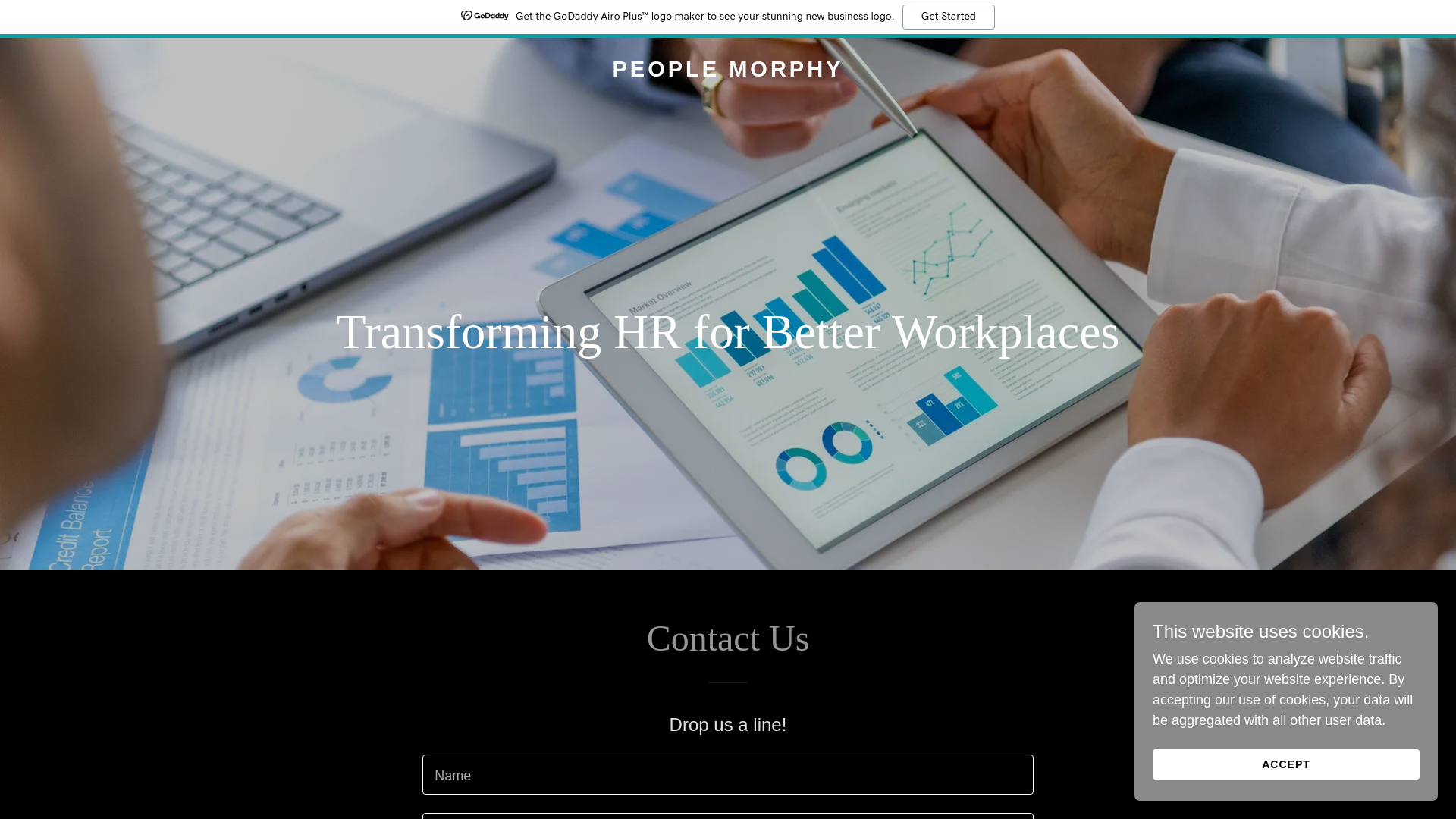 website screenshot of https://peoplemorphy.com/