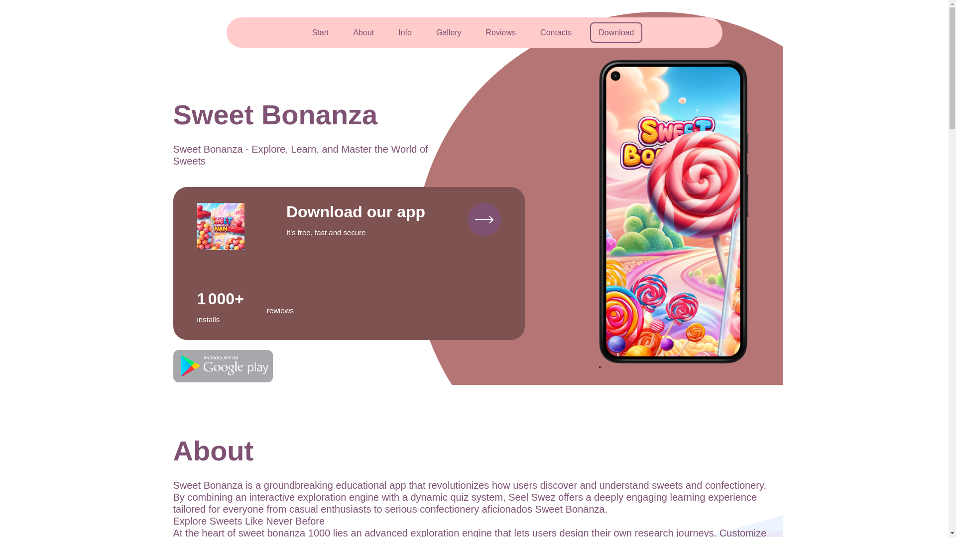 website screenshot of https://sweetbonanza-fr.store/