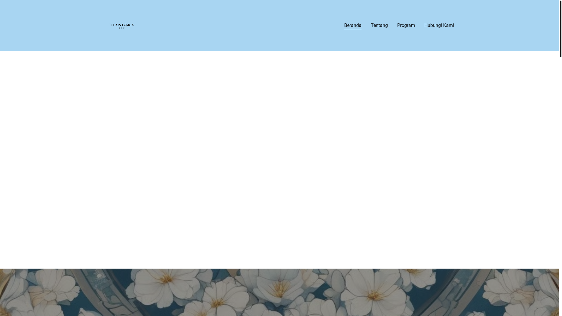 website screenshot of https://tianloka-edu.com/