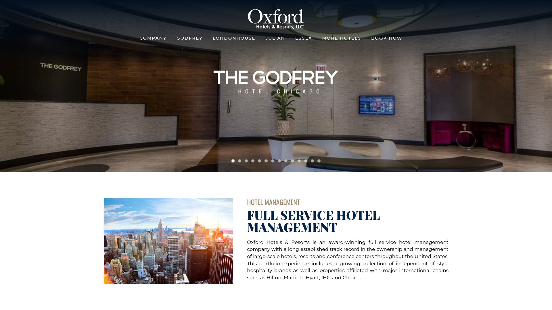 website screenshot of http://www.ohrllc.com/