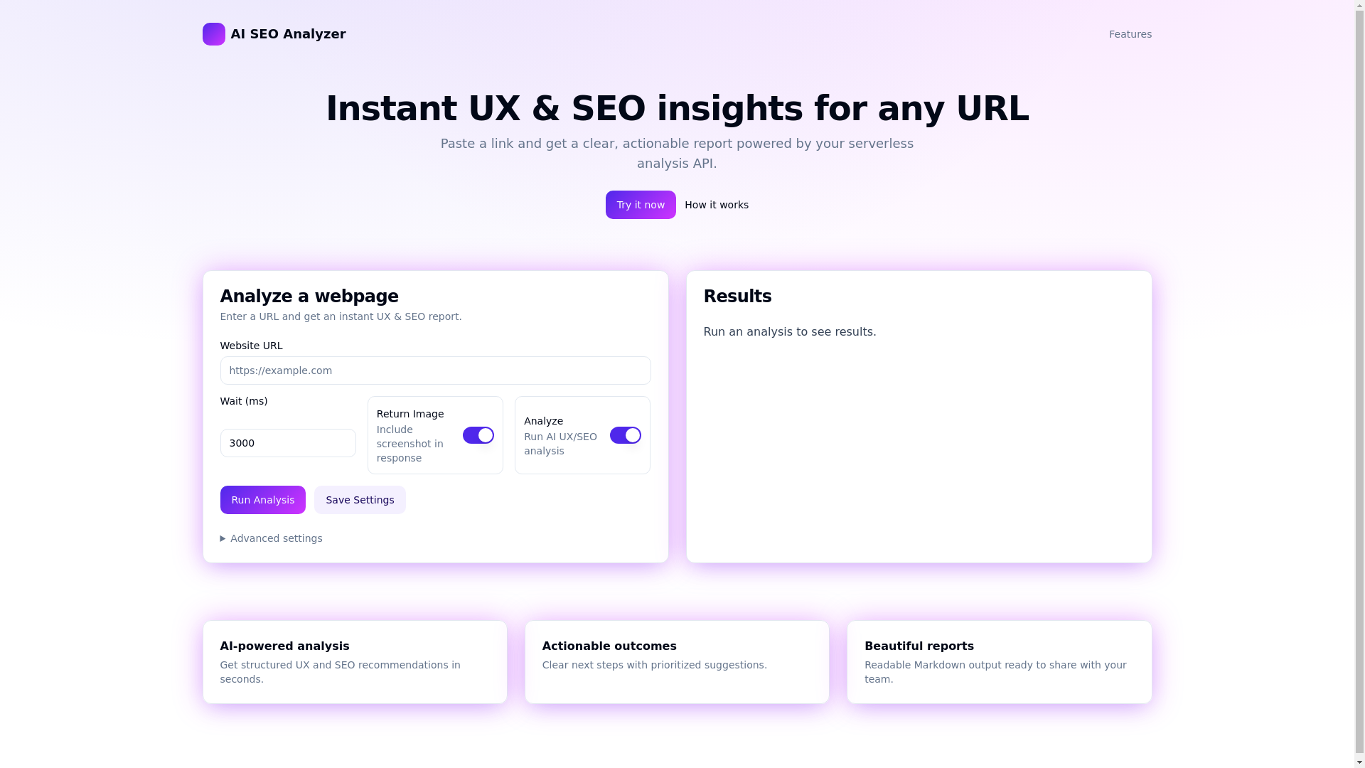 website screenshot of https://uiseo-frontend.pages.dev/