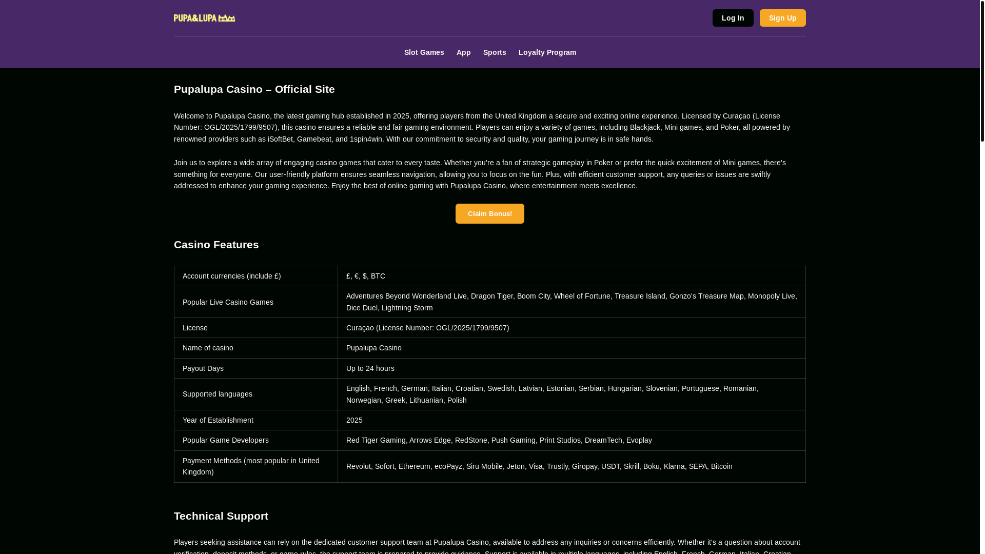 website screenshot of https://pupa-lupa-co-uk.pages.dev/