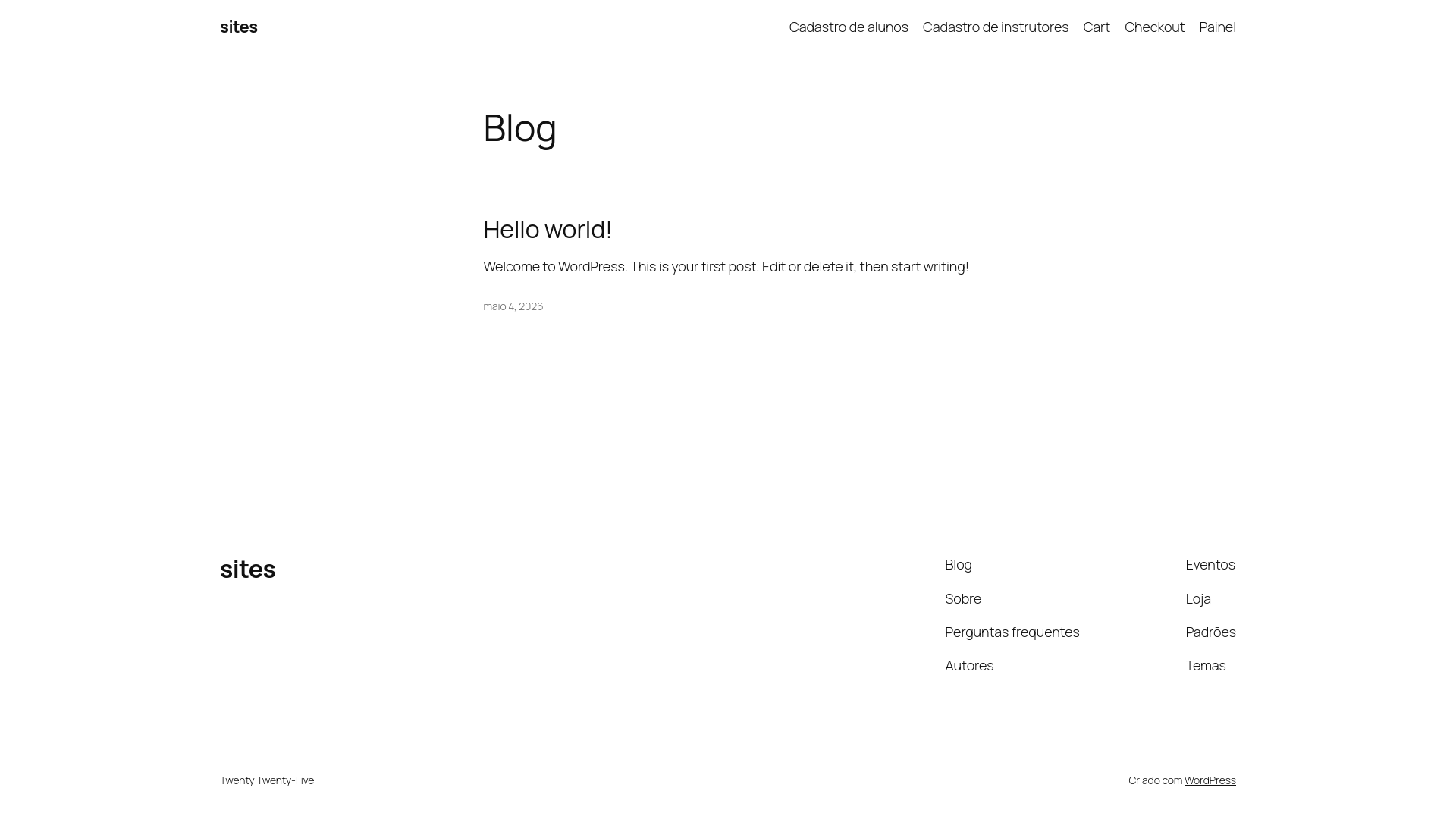 website screenshot of https://qualidadesite.online/