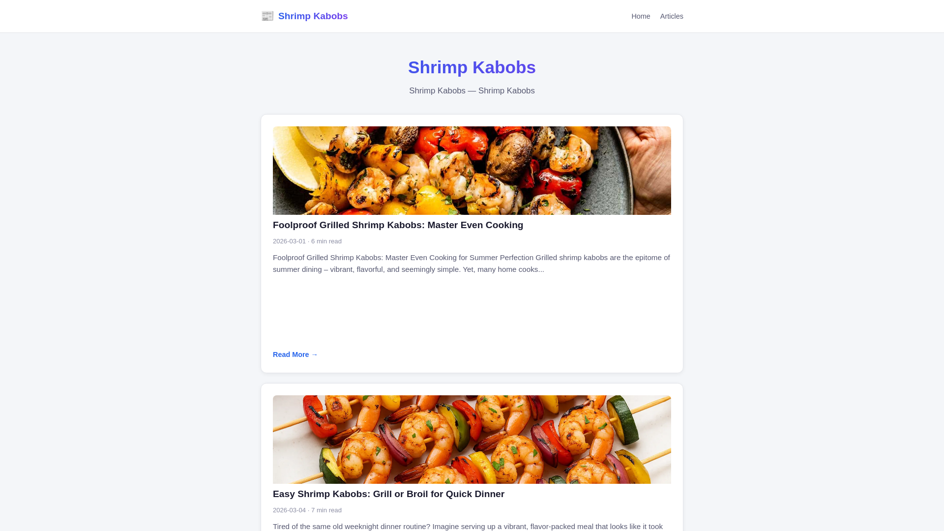 website screenshot of https://shrimp-kabobs.pages.dev/