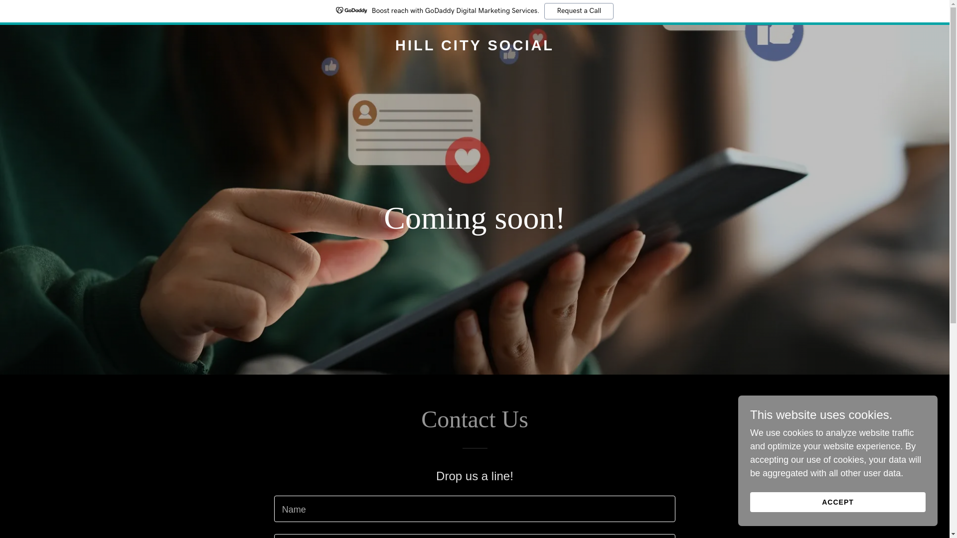 website screenshot of https://hillcitysocial.com/