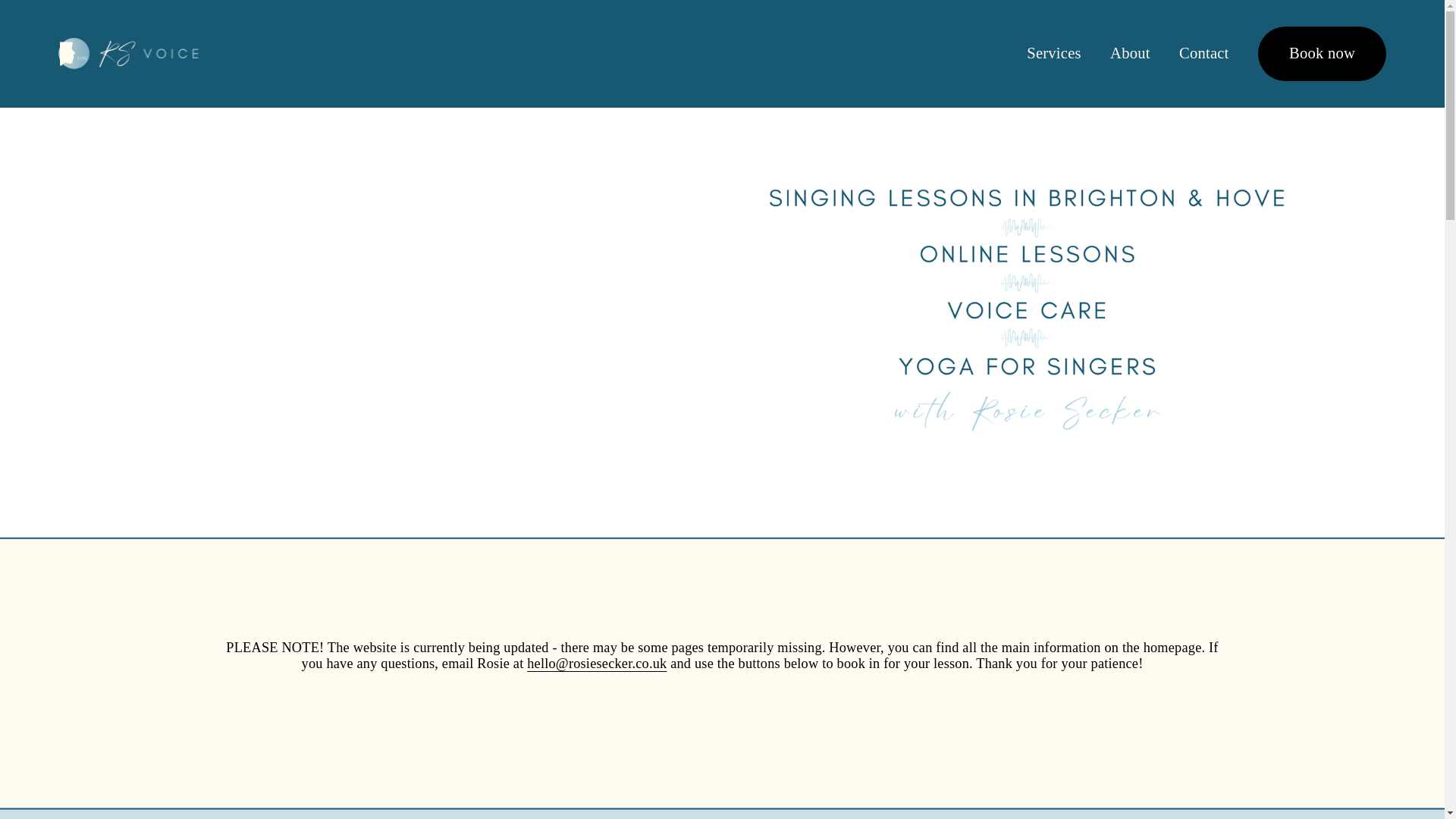 website screenshot of https://rsvoice.co.uk/