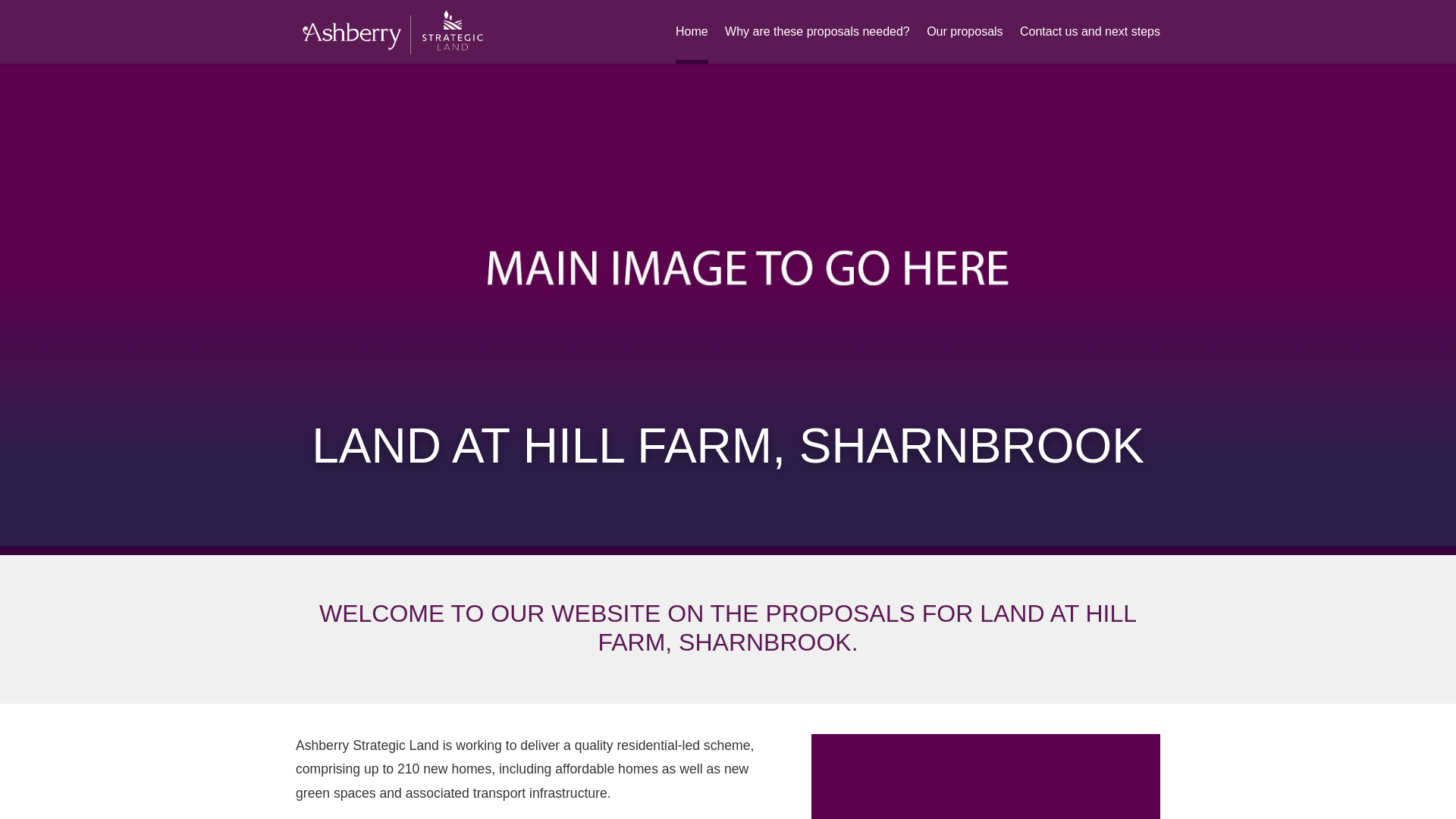 website screenshot of https://landoffa6sharnbrook.co.uk/