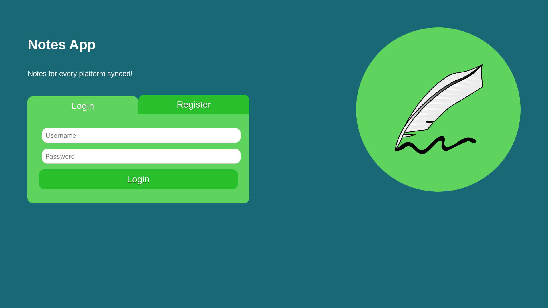 website screenshot of https://notes-app.pl/