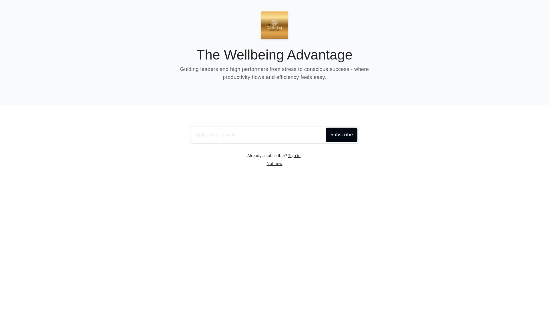 website screenshot of https://thewellbeingadvantage.com.au/