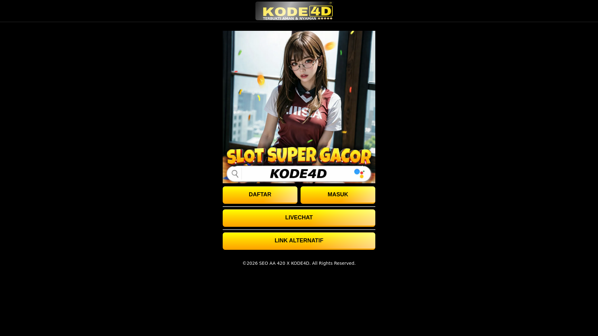 website screenshot of https://kok-nangis-dek.pages.dev/