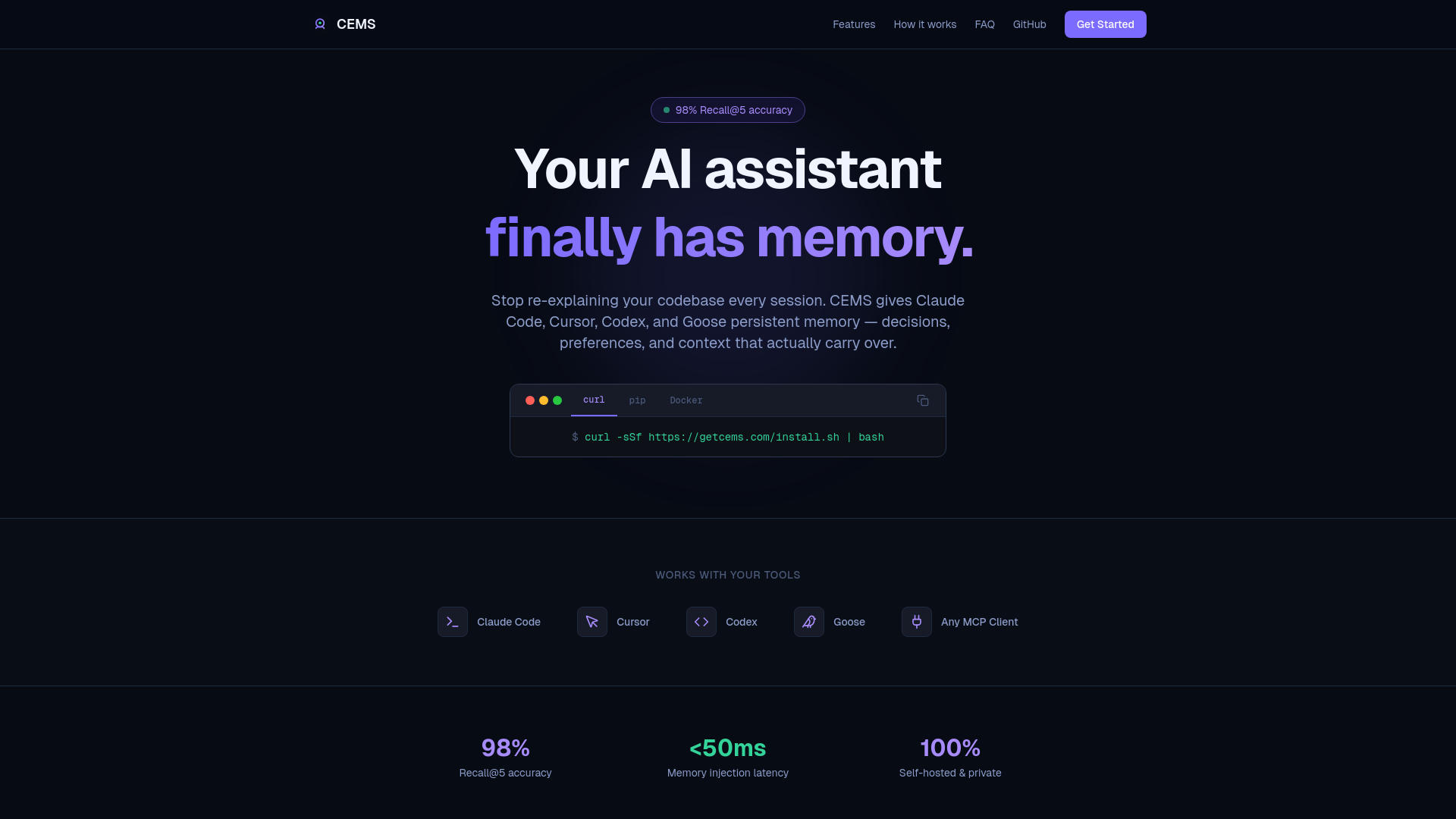 website screenshot of https://getcems-com.pages.dev/