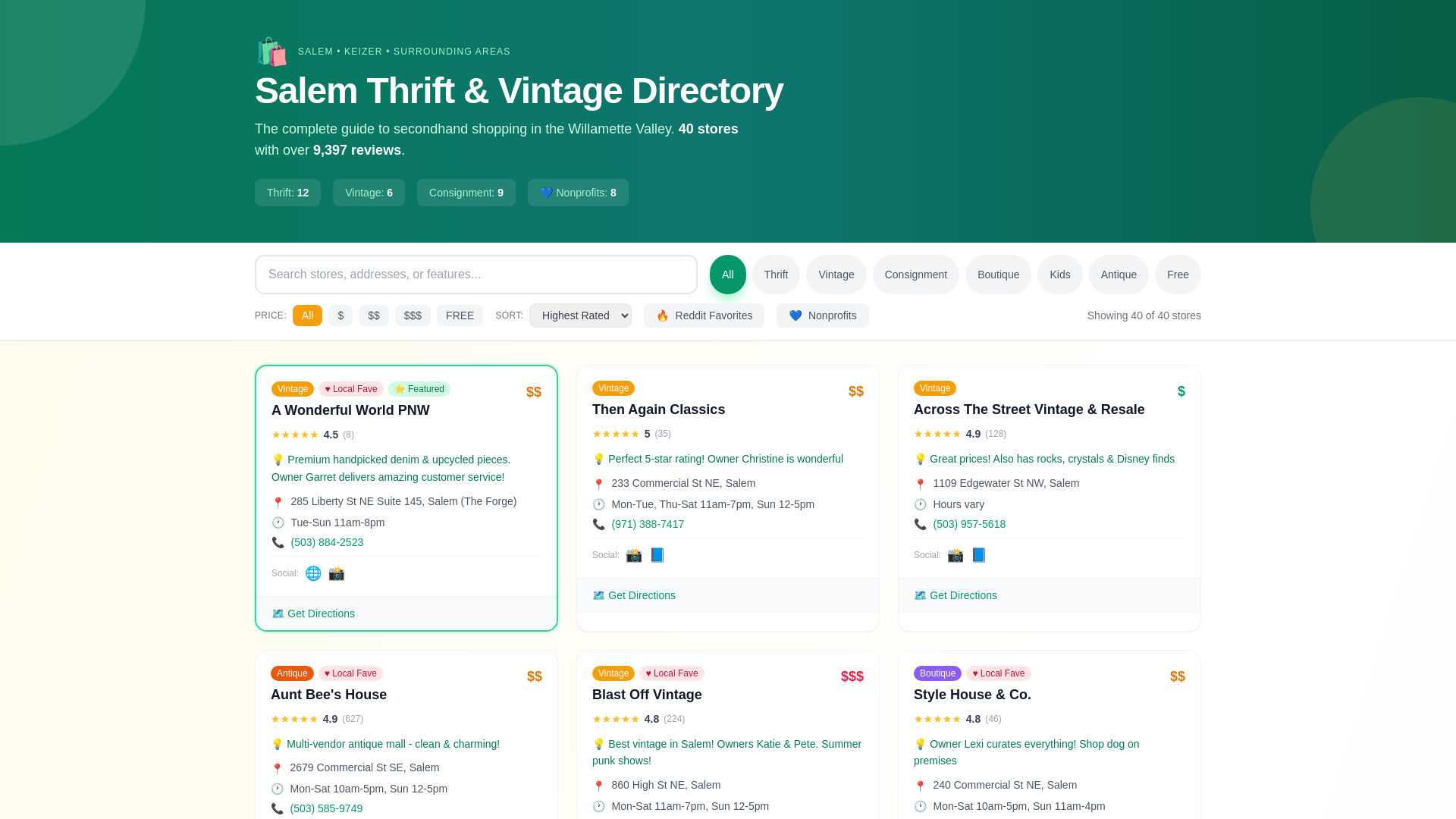website screenshot of https://salem-or-thriftstore-directory.pages.dev/
