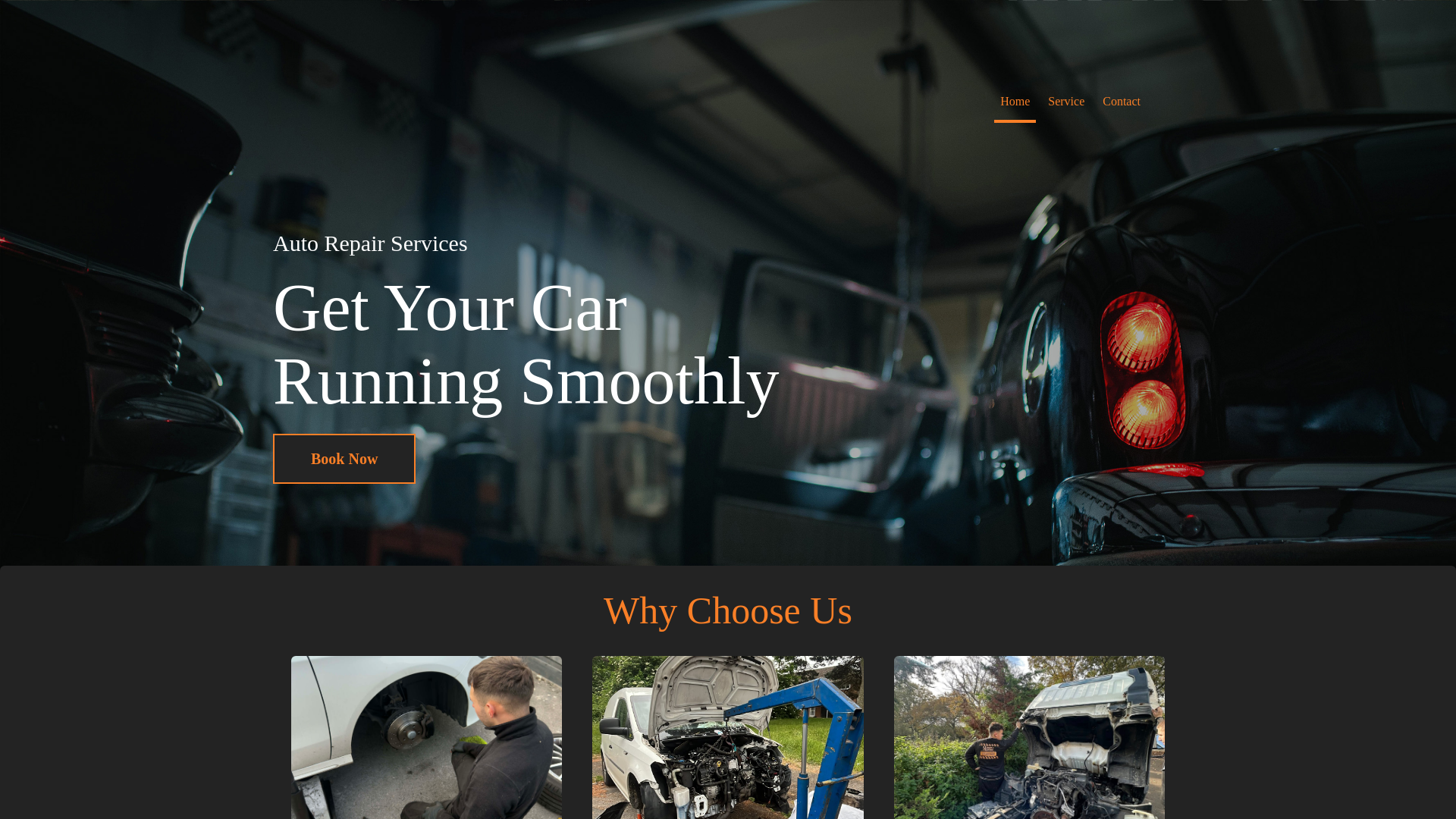 website screenshot of https://abmobilemechanic.com/