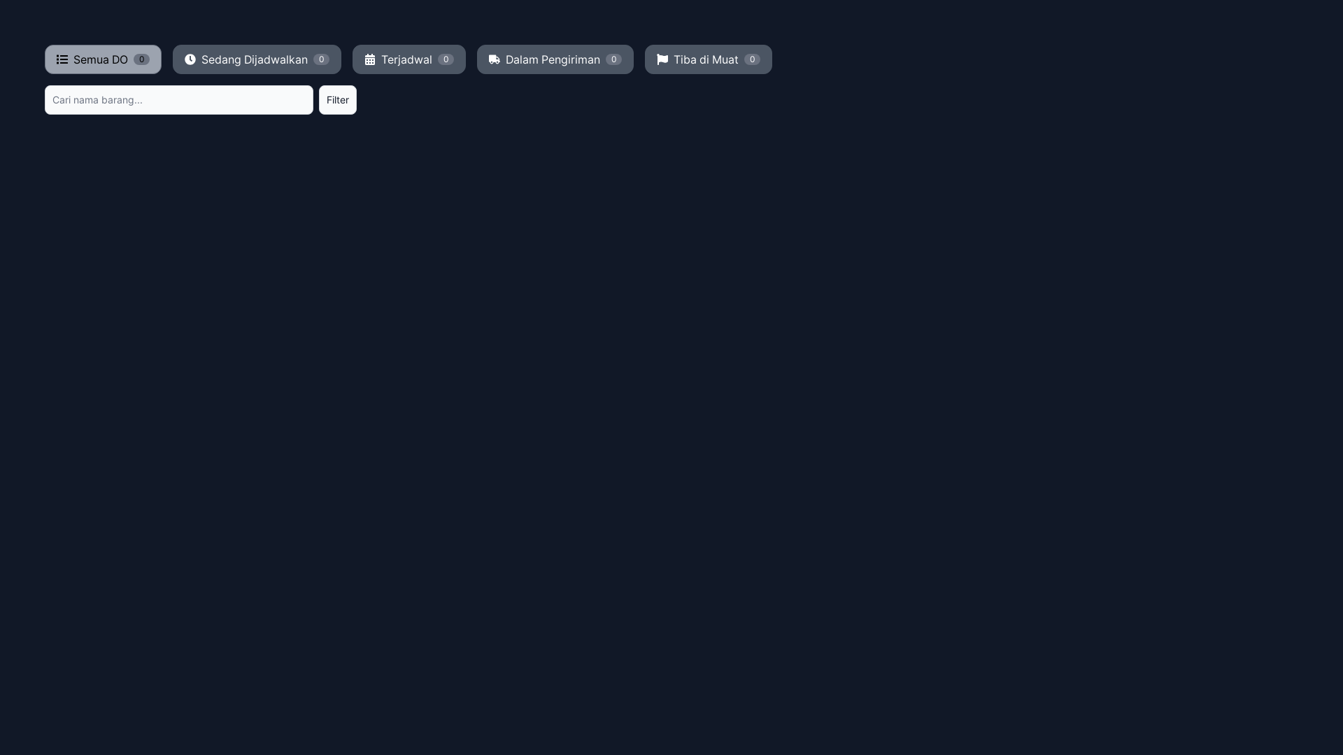 website screenshot of https://react-vite-order-list-apps.pages.dev/