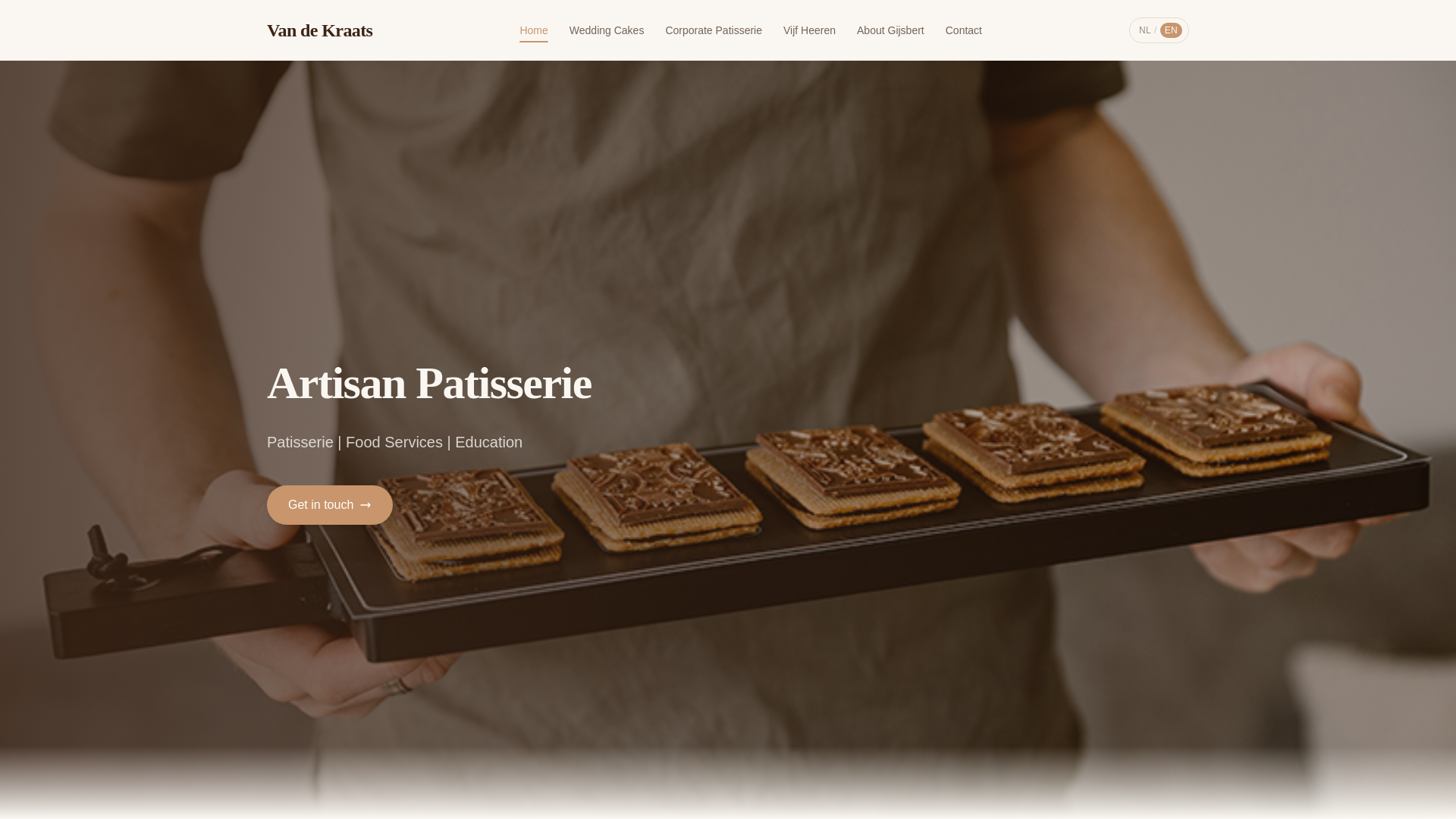 website screenshot of https://gijsbertvandekraats.pages.dev/