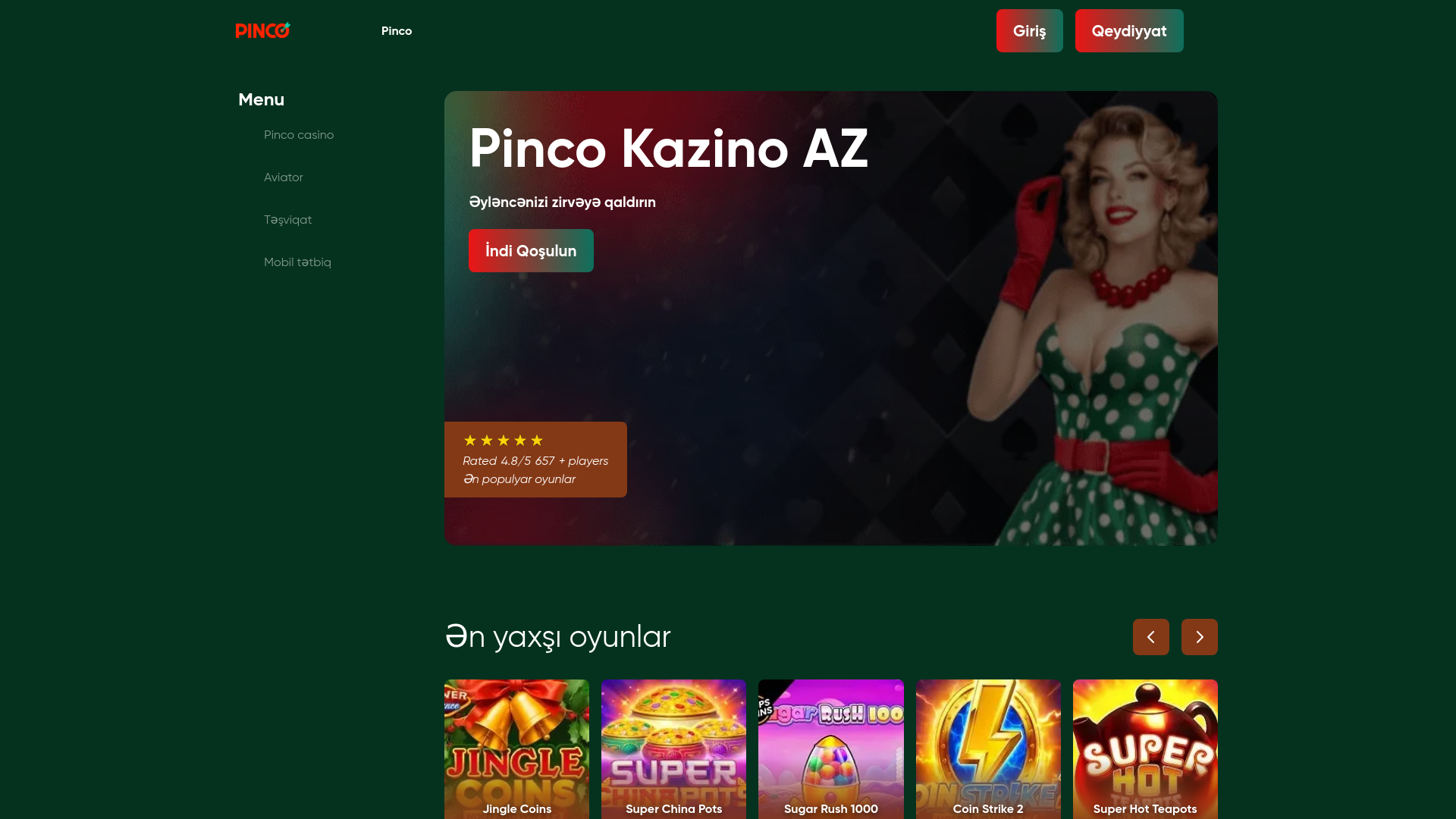 website screenshot of https://pinco-resmi-giris-2-ink.pages.dev/