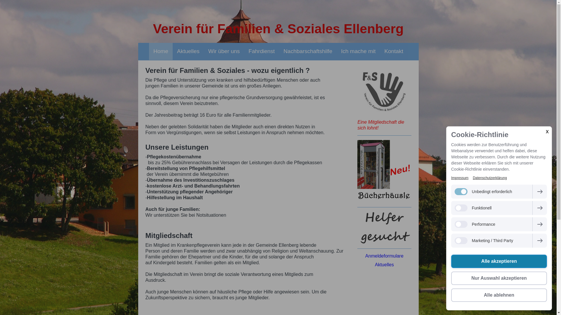 website screenshot of https://fusellenberg.de/