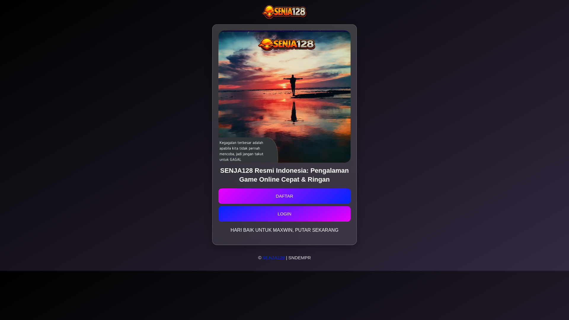 website screenshot of https://senja128-slot.pages.dev/