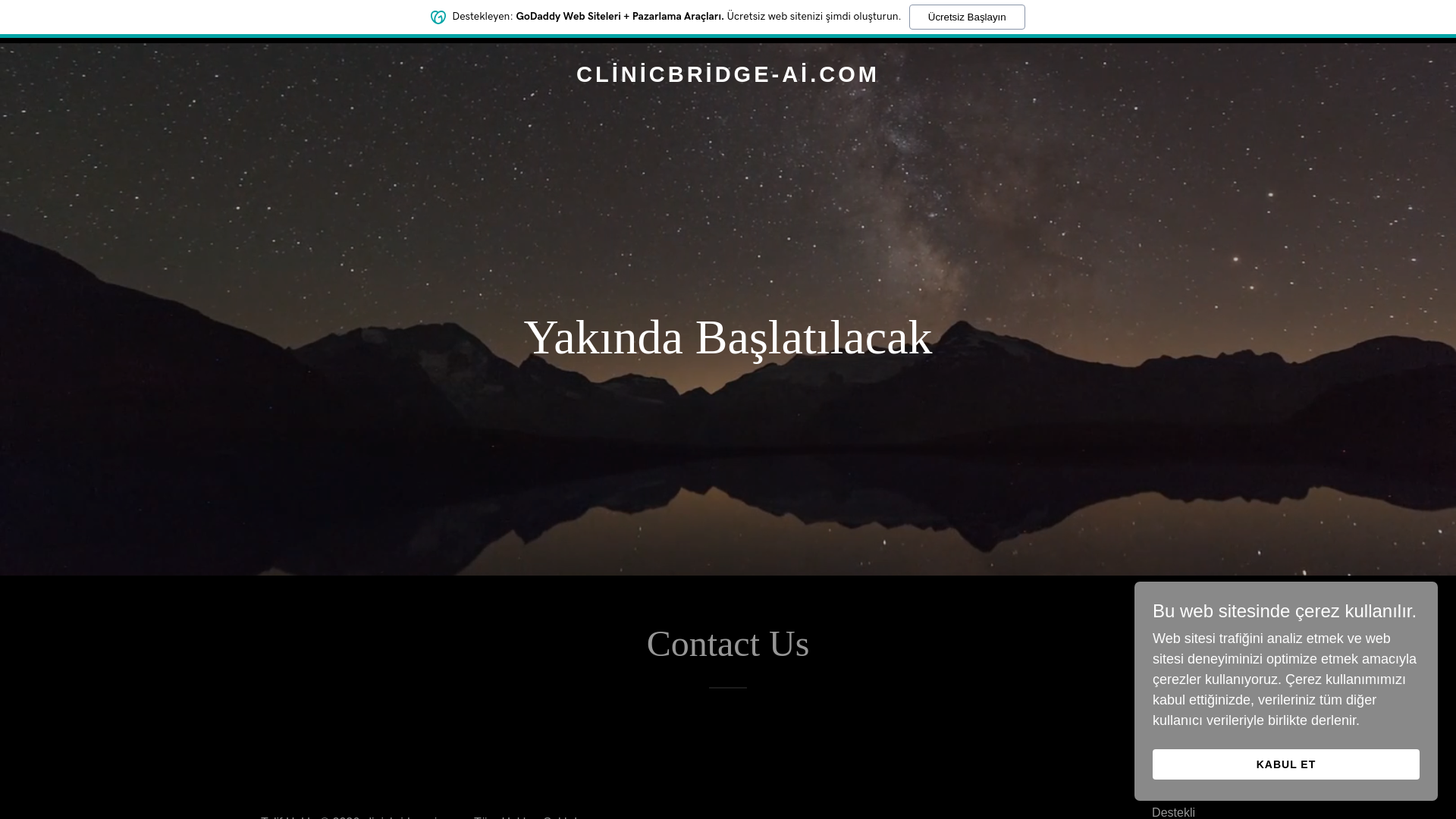 website screenshot of https://clinicbridge-ai.com/