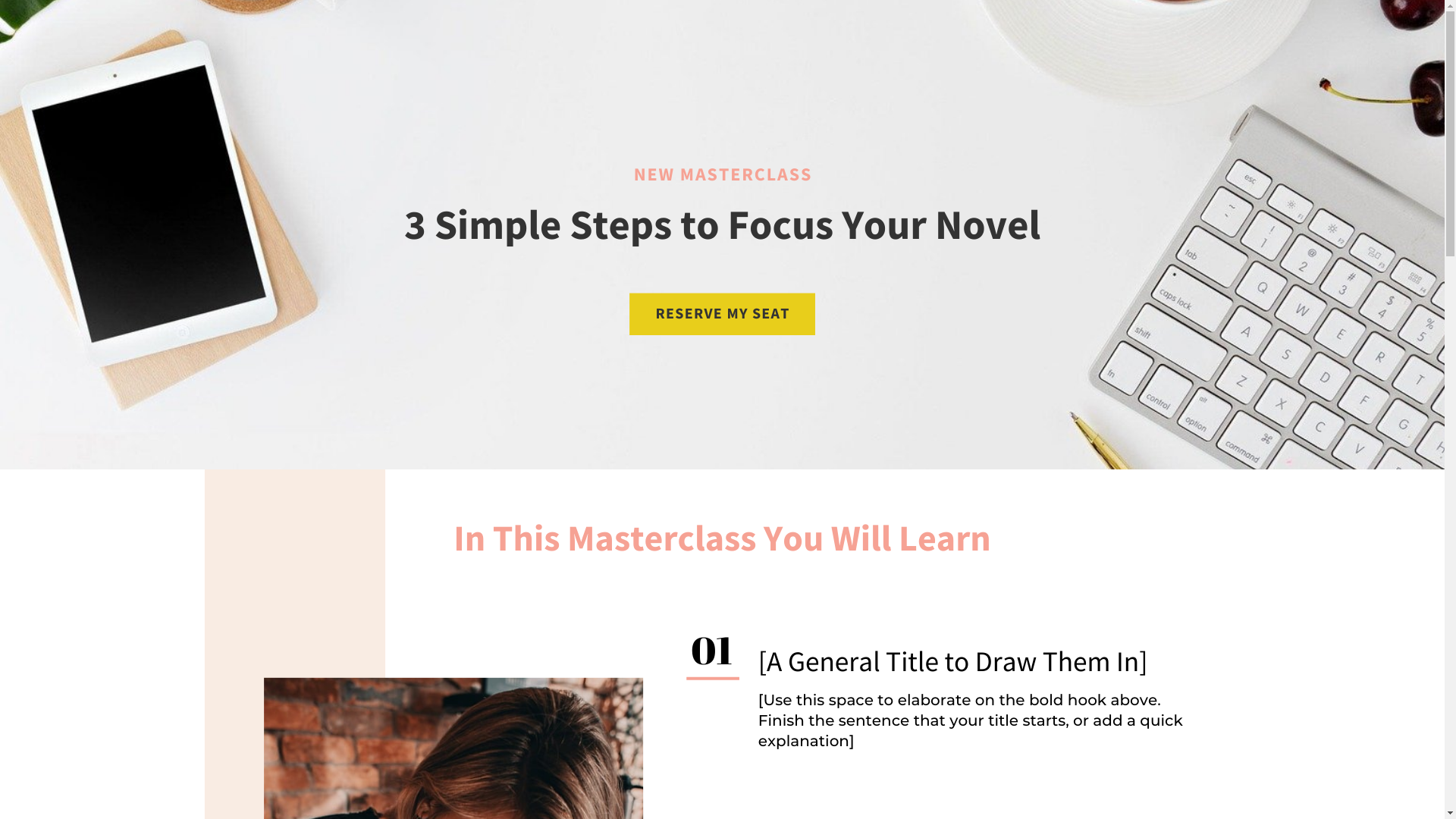 website screenshot of https://mylivemasterclass.com/
