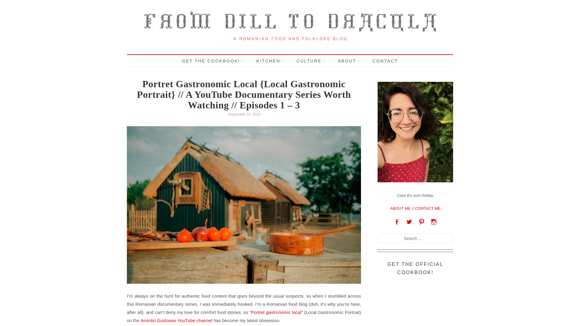 website screenshot of https://fromdilltodracula.com