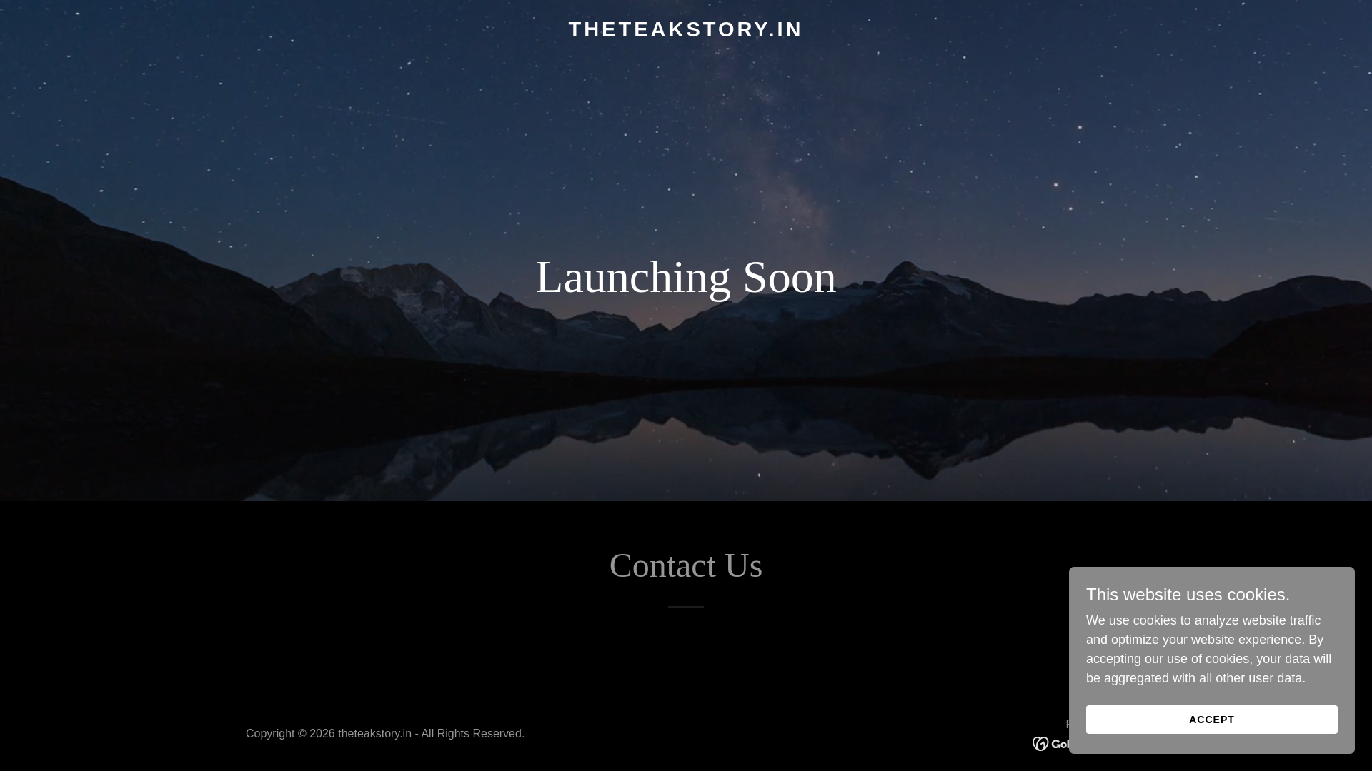 website screenshot of https://theteakstory.in/