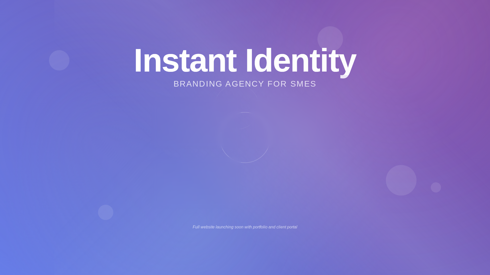 website screenshot of https://instant-identity.pages.dev/