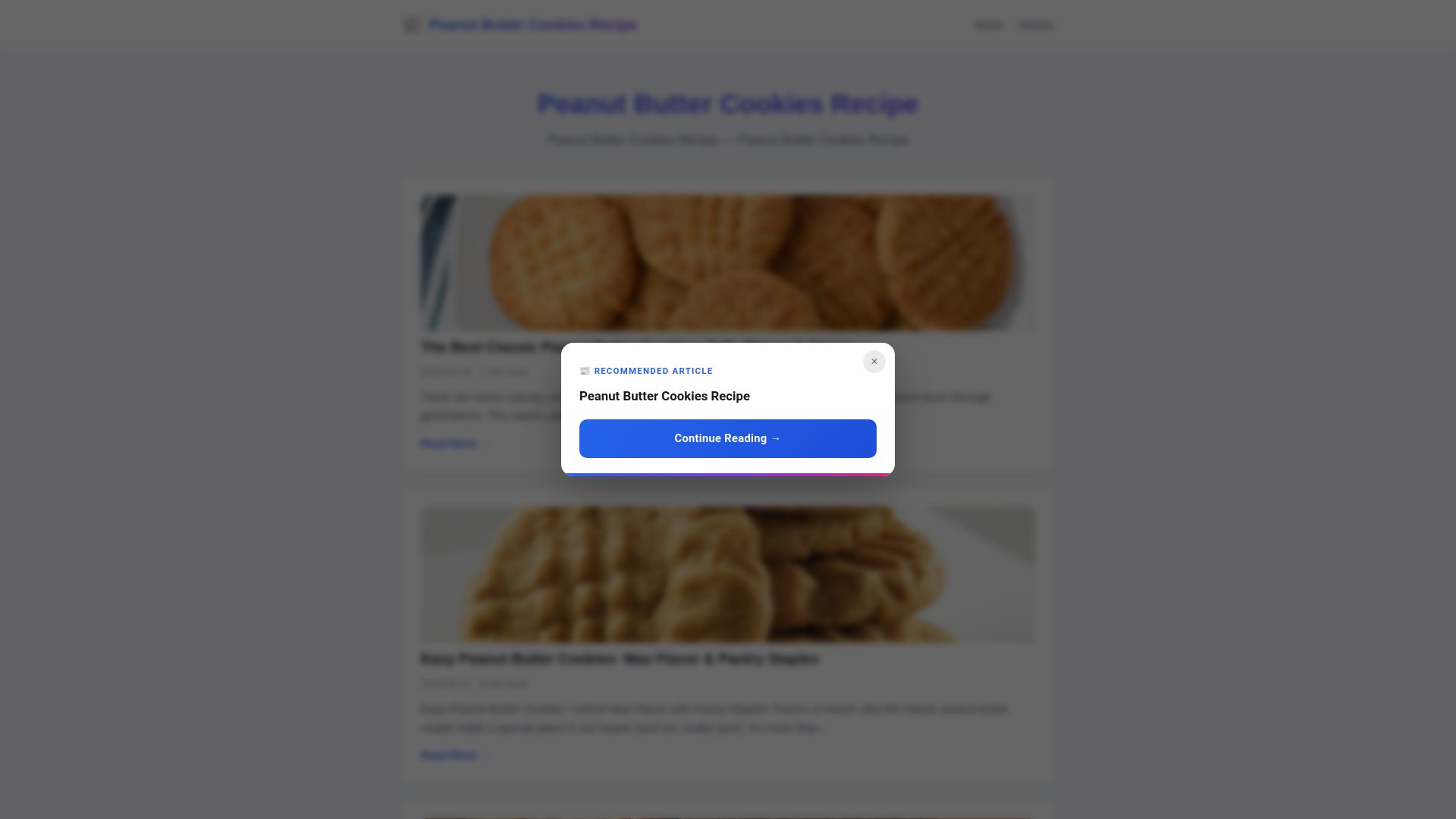 website screenshot of https://peanut-butter-cookies-recipe.pages.dev/