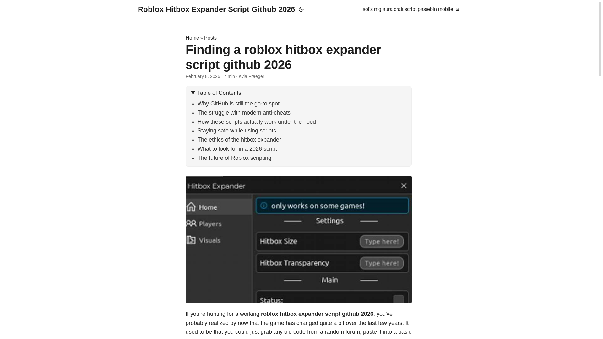 website screenshot of https://roblox-hitbox-expander-script-github-2026.pages.dev/