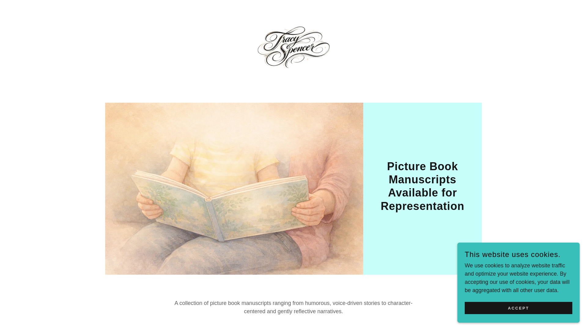 website screenshot of https://tracyspencerofficial.com/